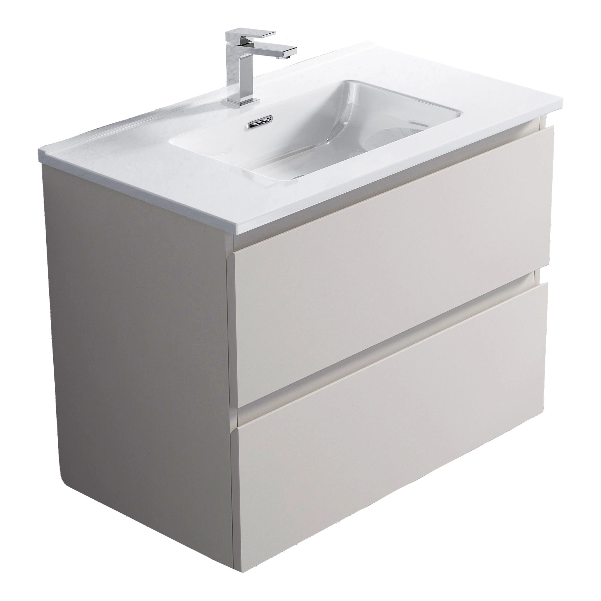 Mueble de Baño Albany con Lavamanos 700x600x450 mm 2 Cajones Vison
