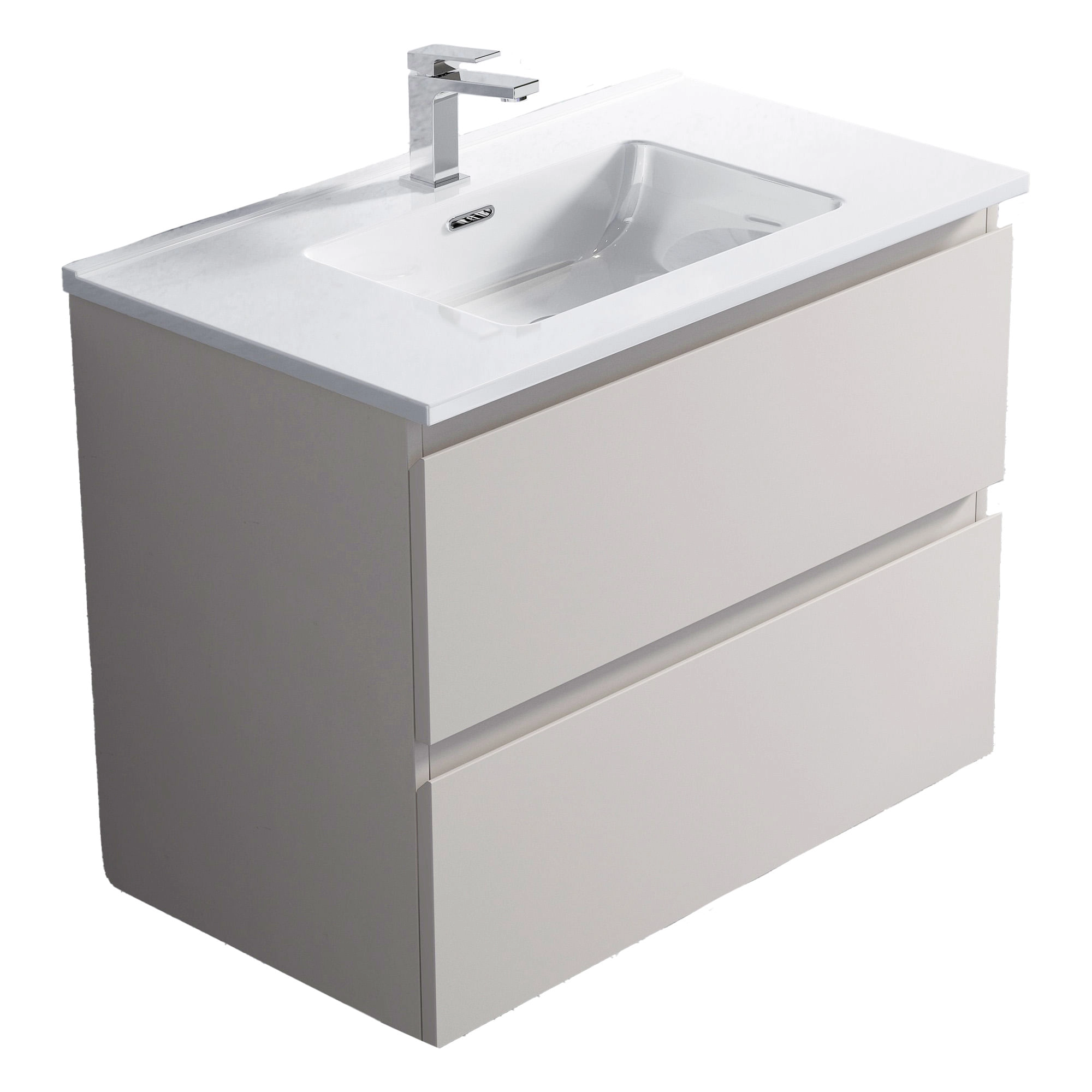 Mueble de Baño Albany con Lavamanos 900x600x450 mm 2 Cajones Vison