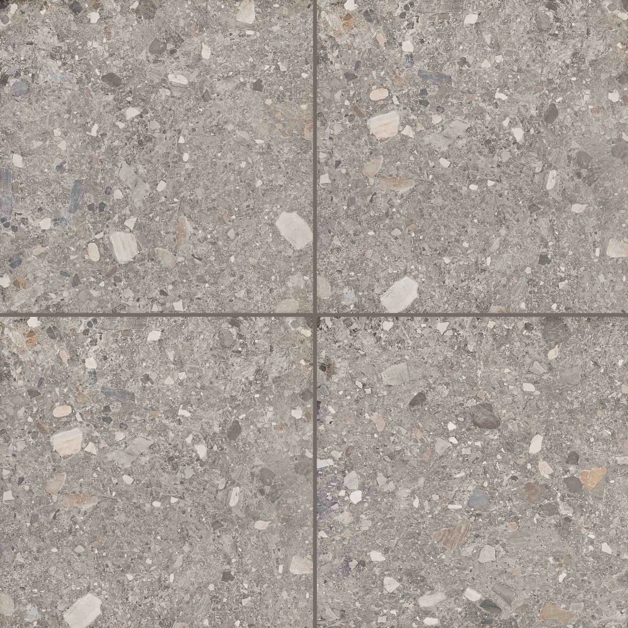 Porcelanato Lombarda Viva Argento Café Mate 90x90 cm