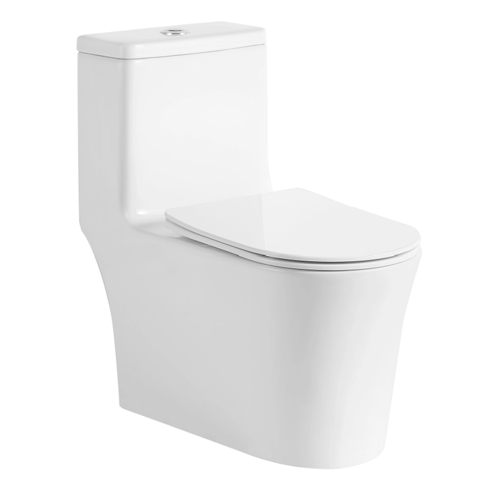WC One Piece New Fonte Con Asiento Descarga a Piso 305 mm