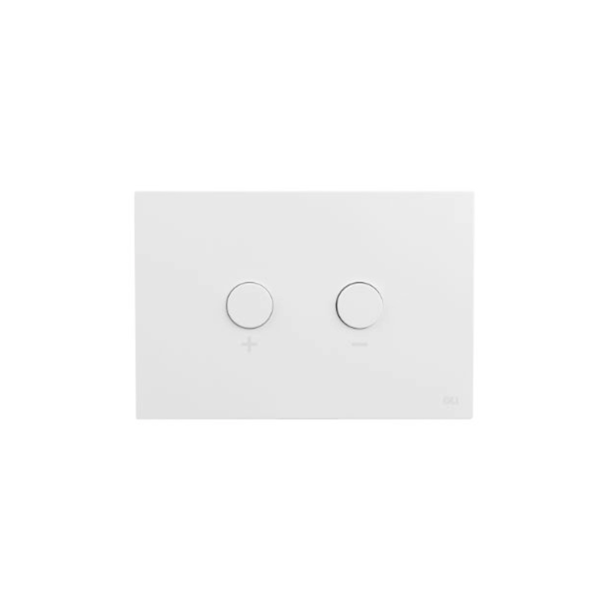 Placa de Accionamiento Dual Blink Blanco Mate Texturado