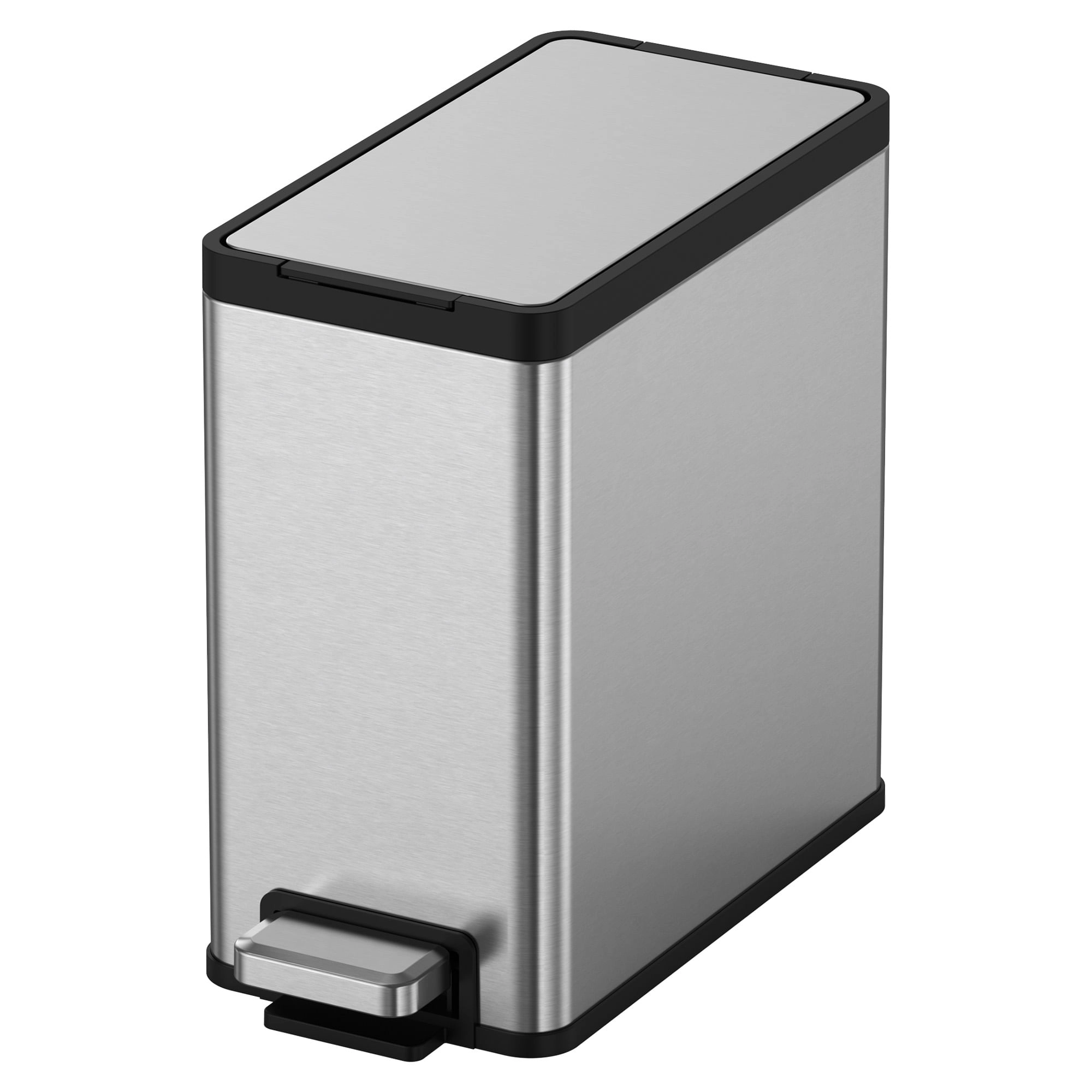 Basurero Rectangular con Pedal Titan Inox 10 L