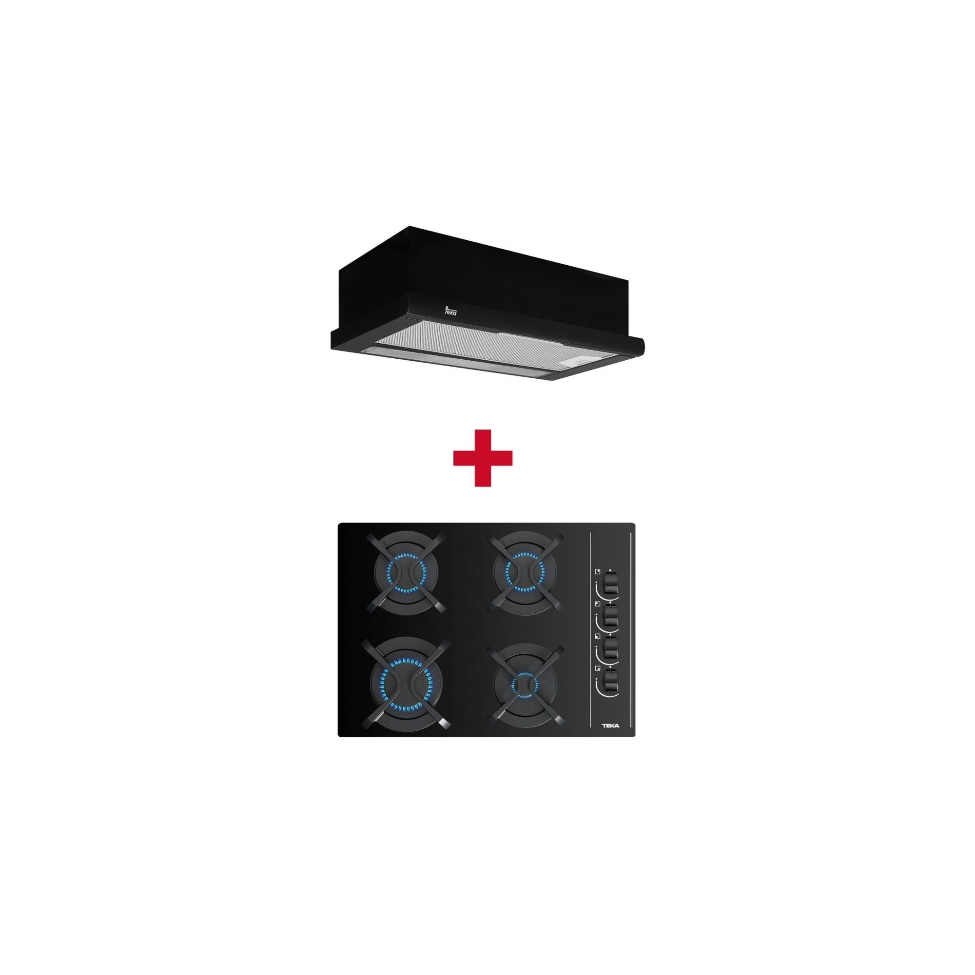 KIT Campana TL6310 BK + Encimera GBC 64003 BUT