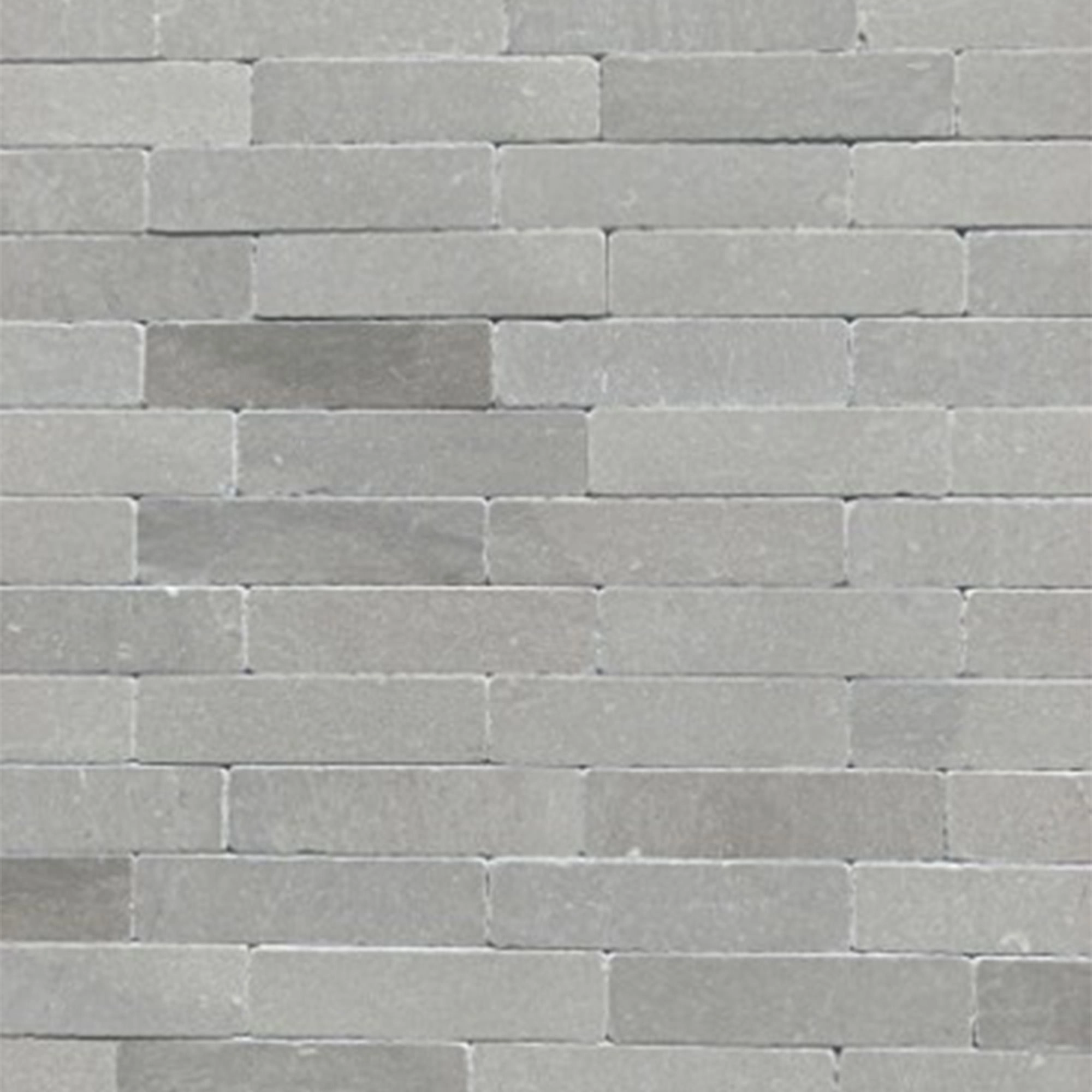 Ladrillo Brickstone Grey Limestone Mate 5x20 cm