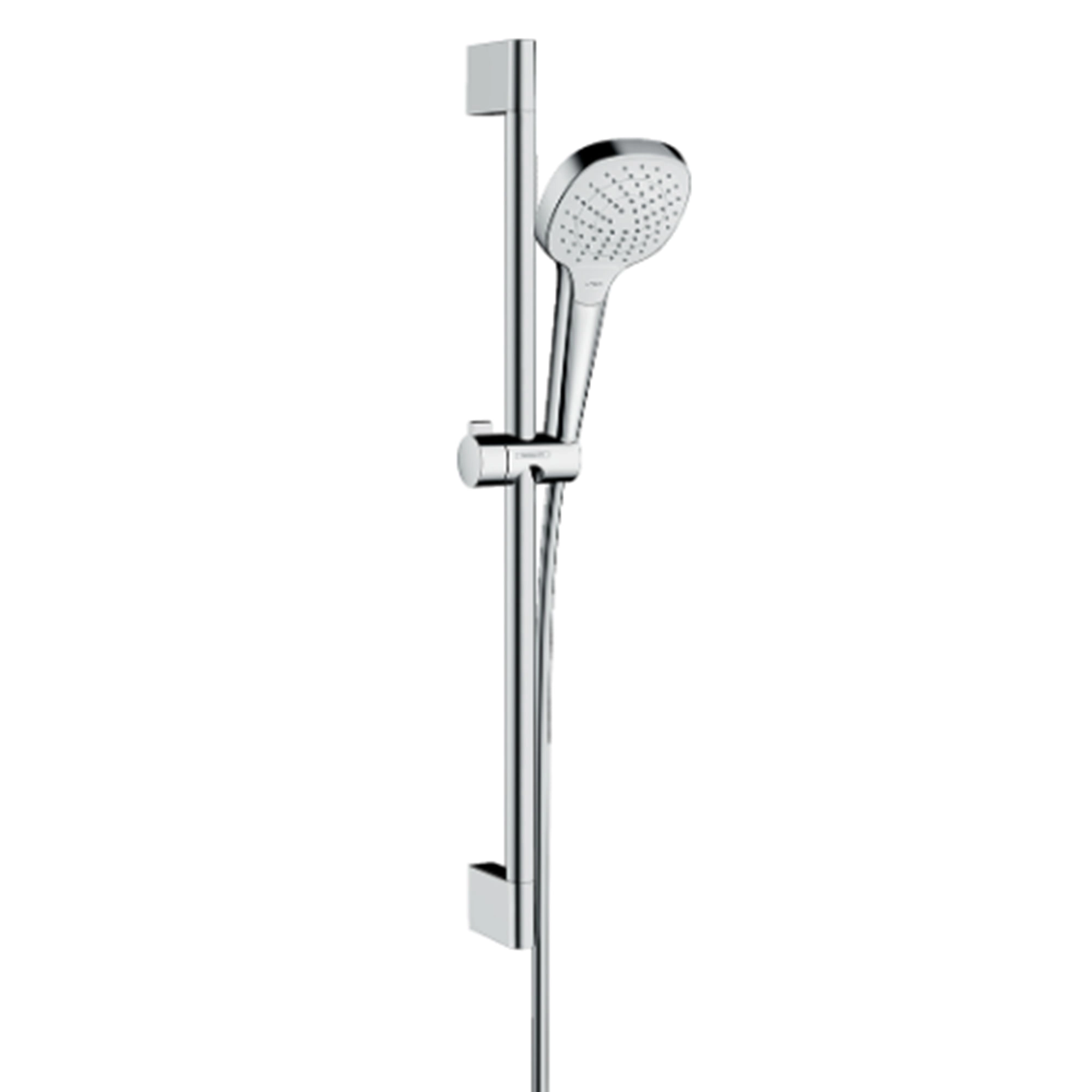 Set Barra Ducha Croma Select E EcoSmart 26583400 Blanco Cromo