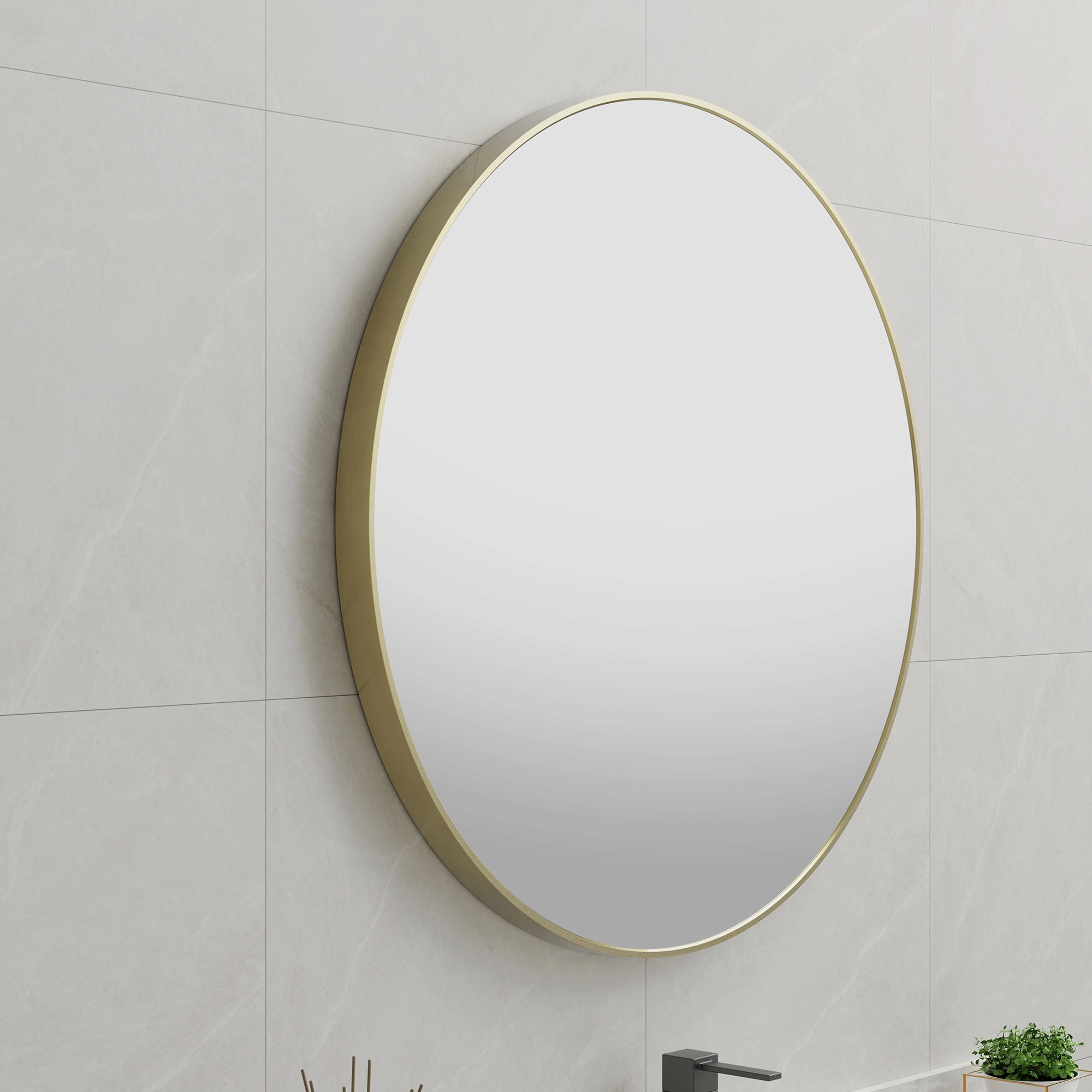 Espejo Dalia Redondo Light Gold 80 cm
