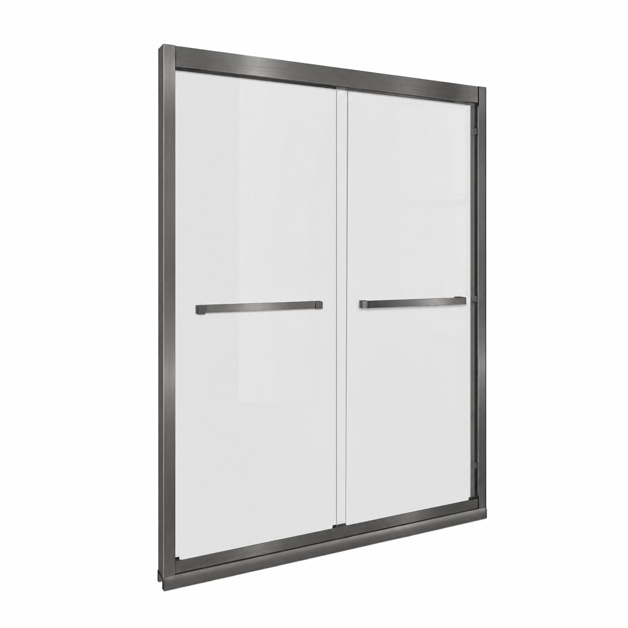 Mampara Artemisa Doble Corredera Receptáculo Gun Grey 1700 mm Vidrio Templado