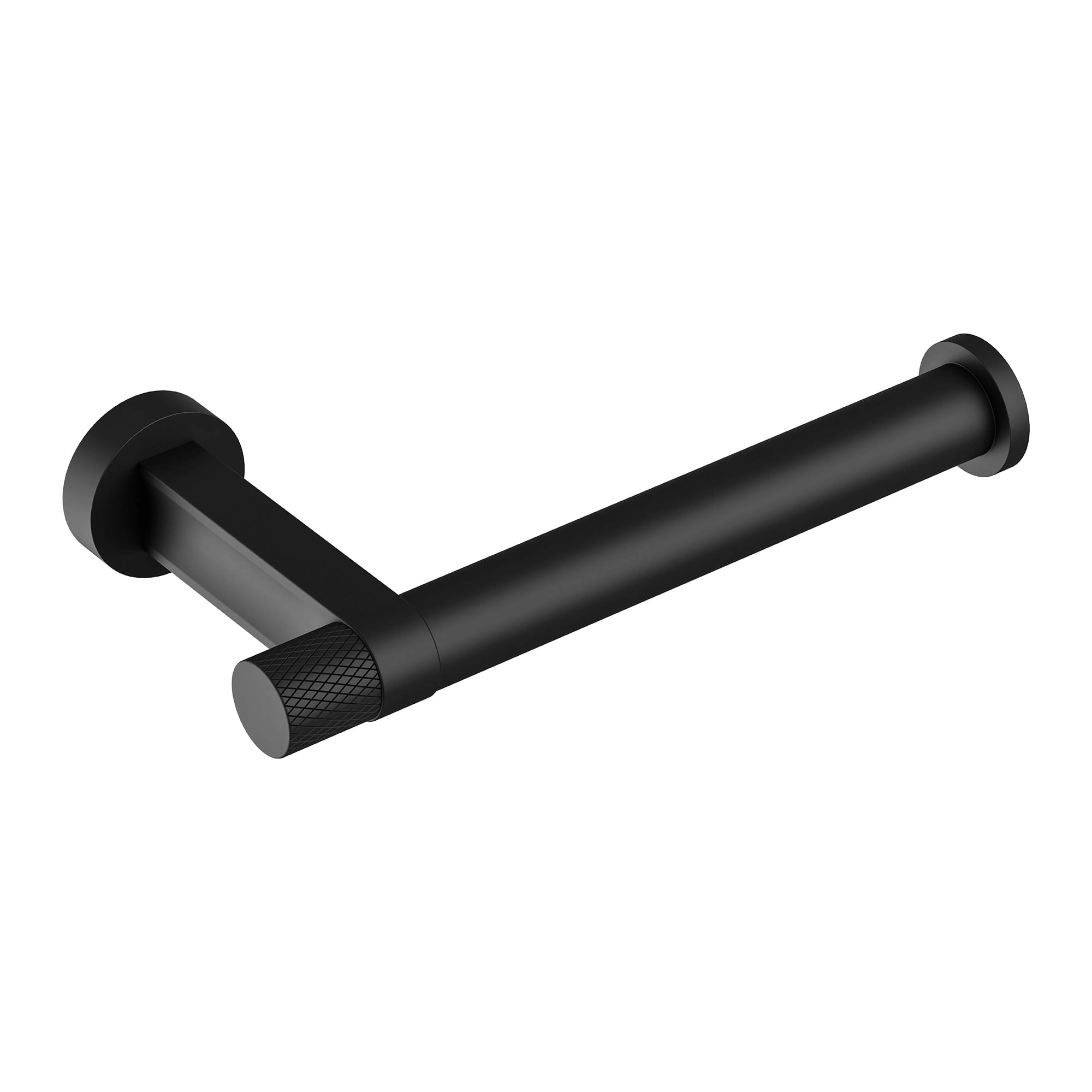 Portarrollo Crown 17 cm Sin Tapa Negro Mate