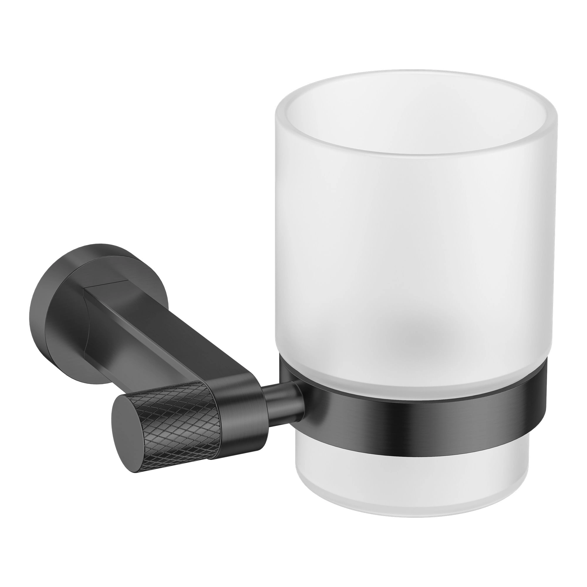 Portavaso Crown 10 cm Circular Gun Metal