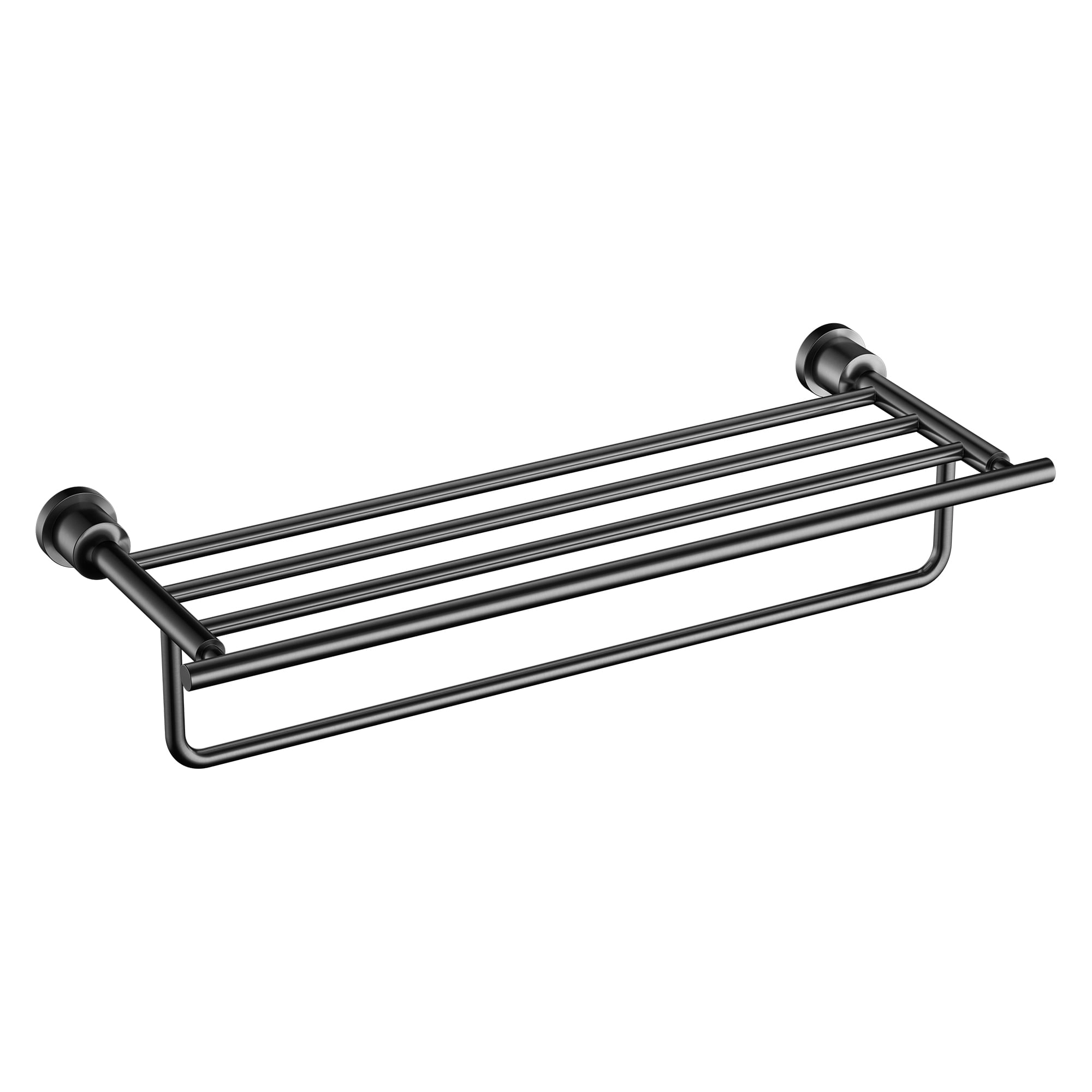 Toallero Barra Mebo 60 cm Con Repisa Gun Metal