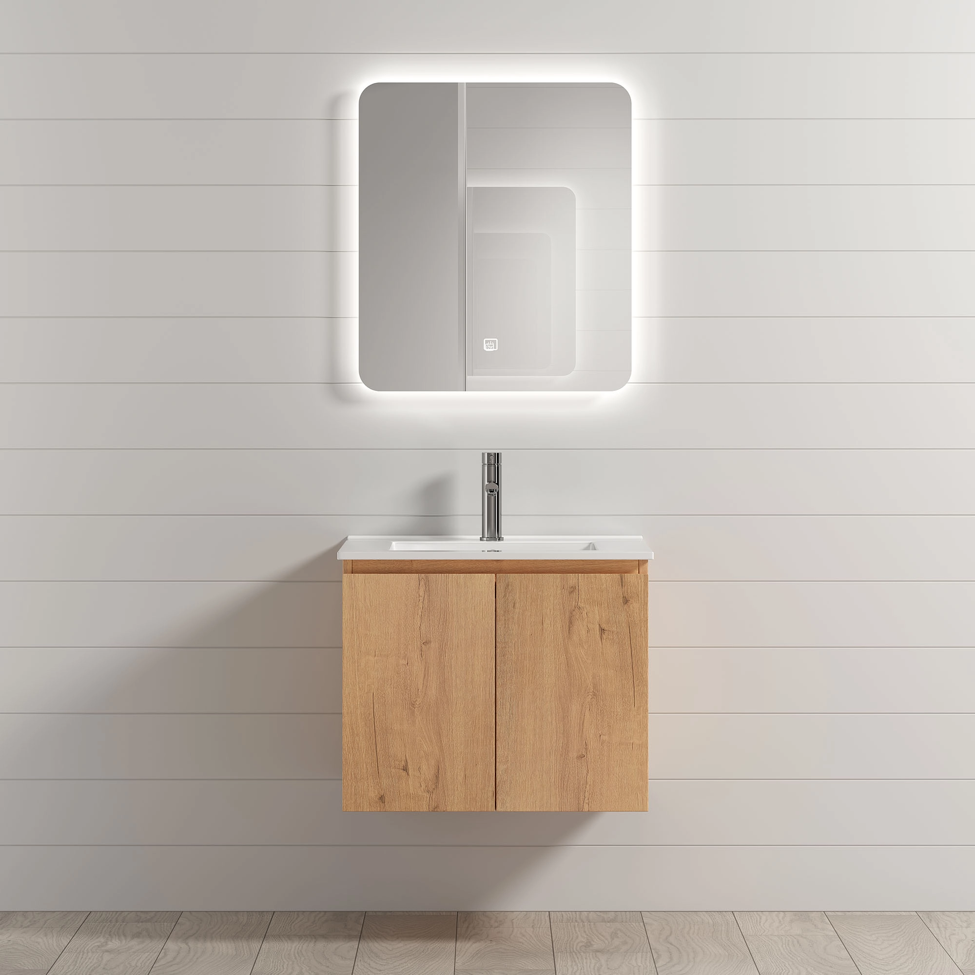 Mueble de Baño Nepal-N con Lavamanos 505x400x500 mm Teka 2 Puertas