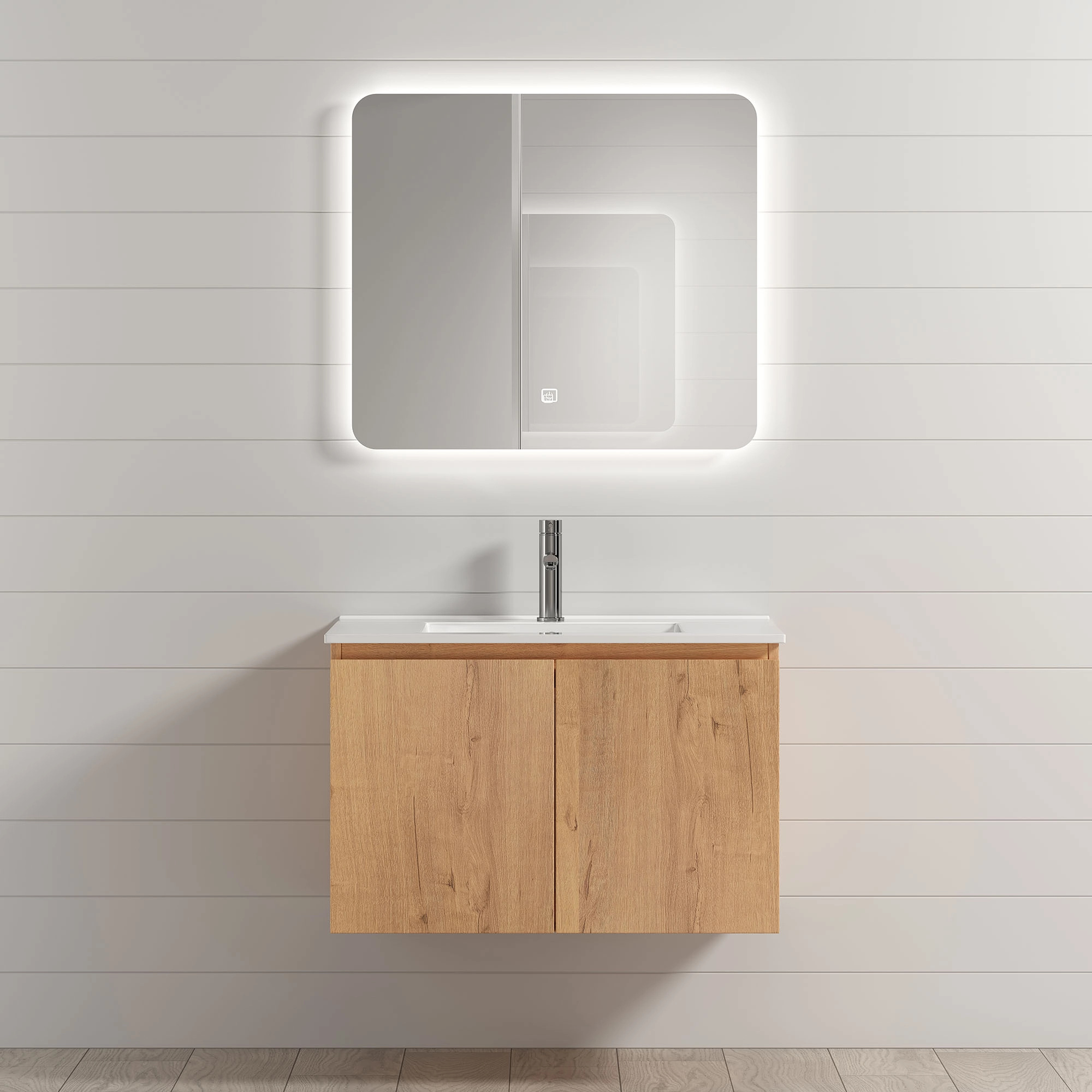 Mueble de Baño Nepal-N con Lavamanos 810x465x500 mm Teka 2 Puertas