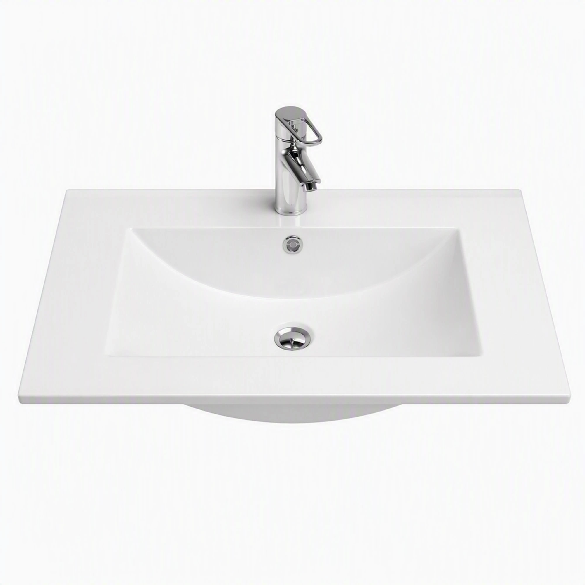 Cubierta Lavamanos Queen Blanca 710x200x465 mm