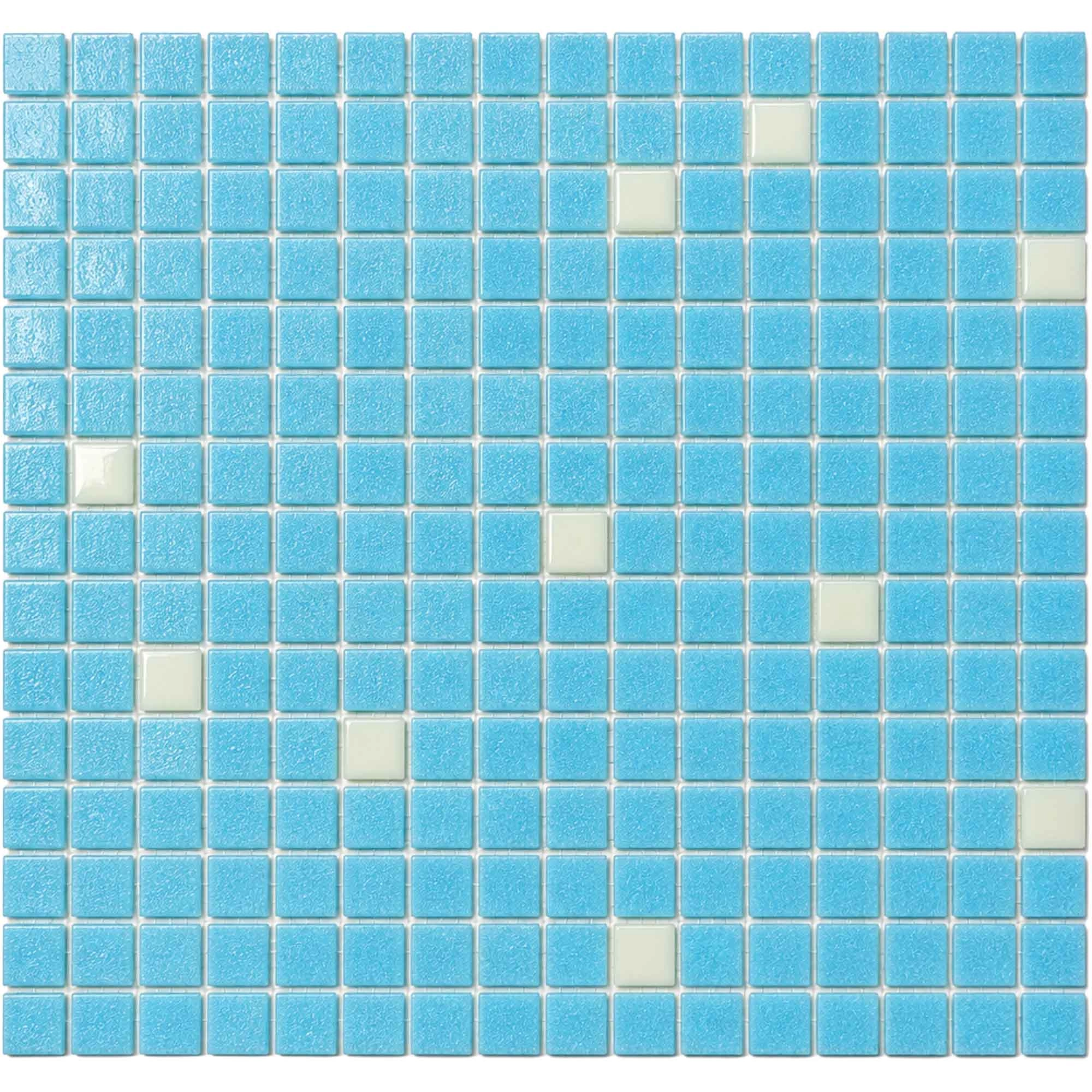 Mosaico Celeste Luminiscente 32x32 cm