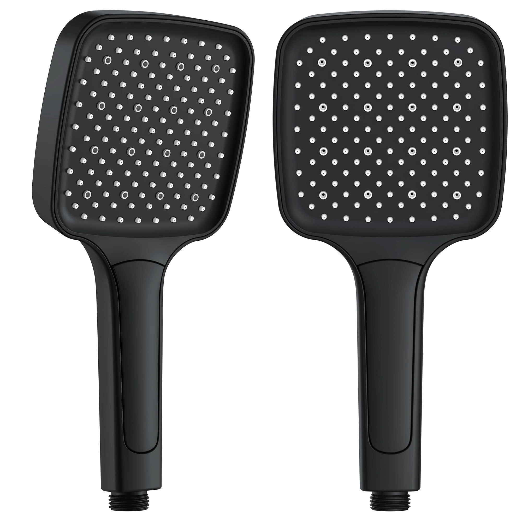 Ducha Fono Valenza Cuadrado 11 cm 3 Jet Negro Mate