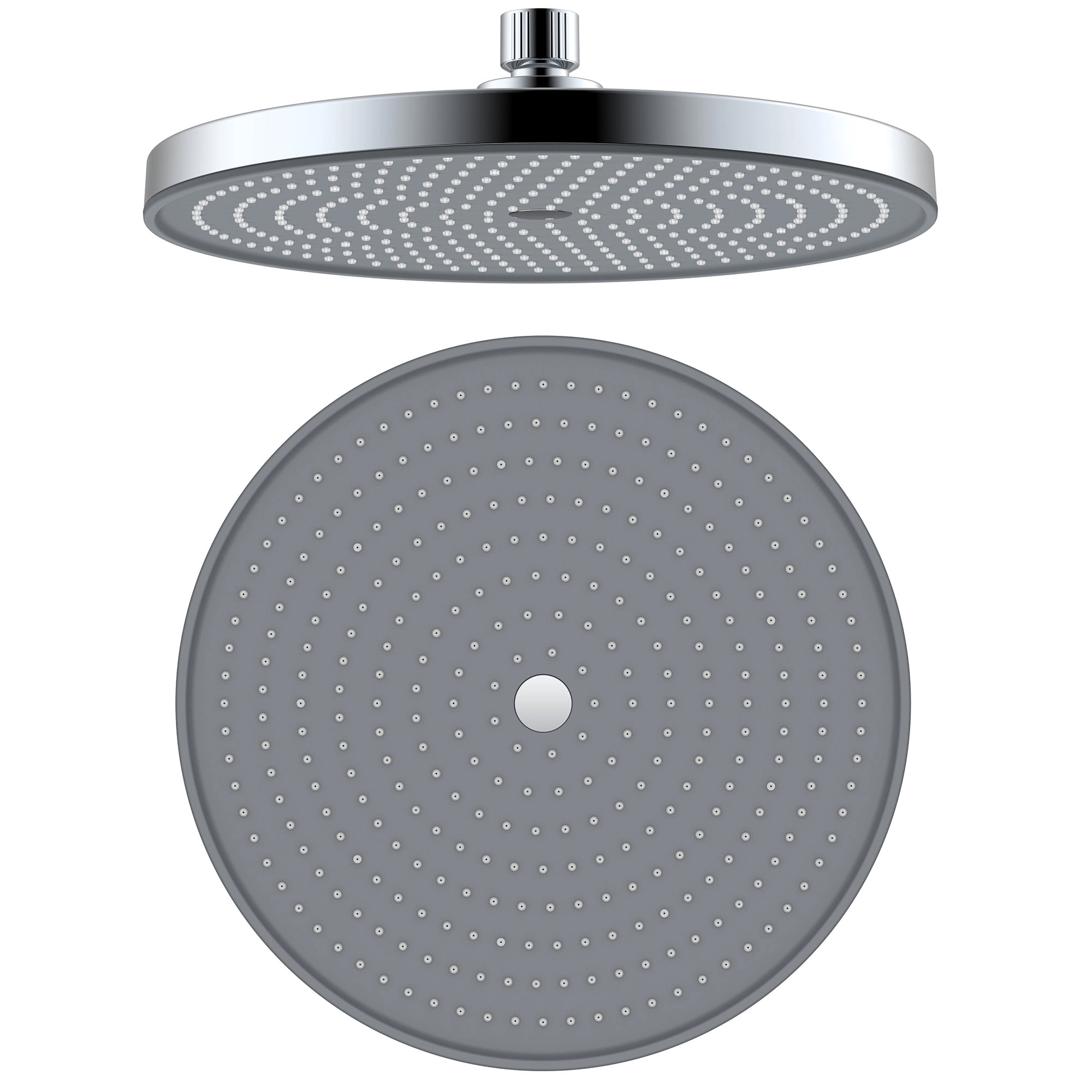 Plato Ducha Valenza Redondo 25 cm 1 Jet Sin Brazo Cromo