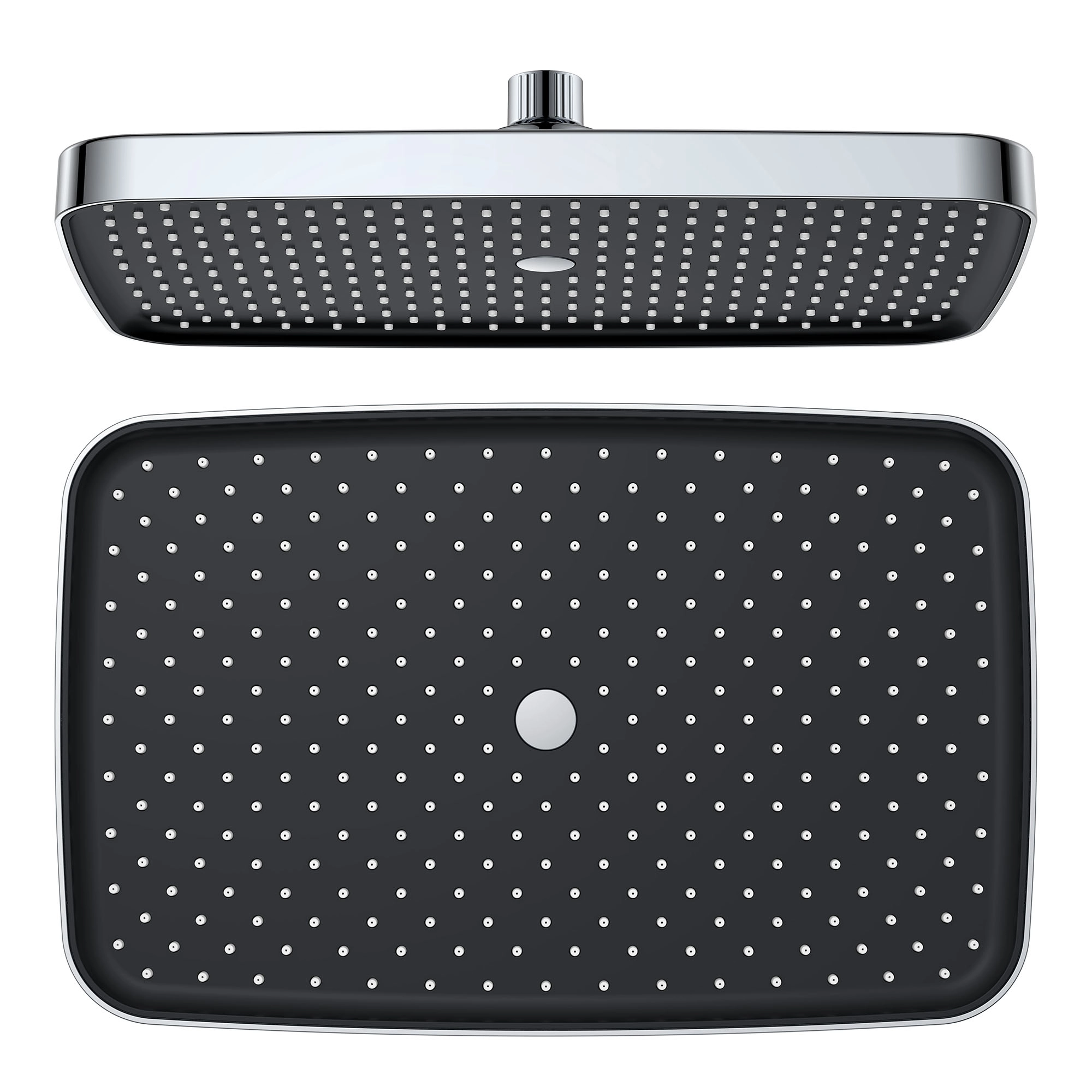 Plato Ducha Valenza Rectangular 31 cm 1 Jet Sin Brazo Cromo
