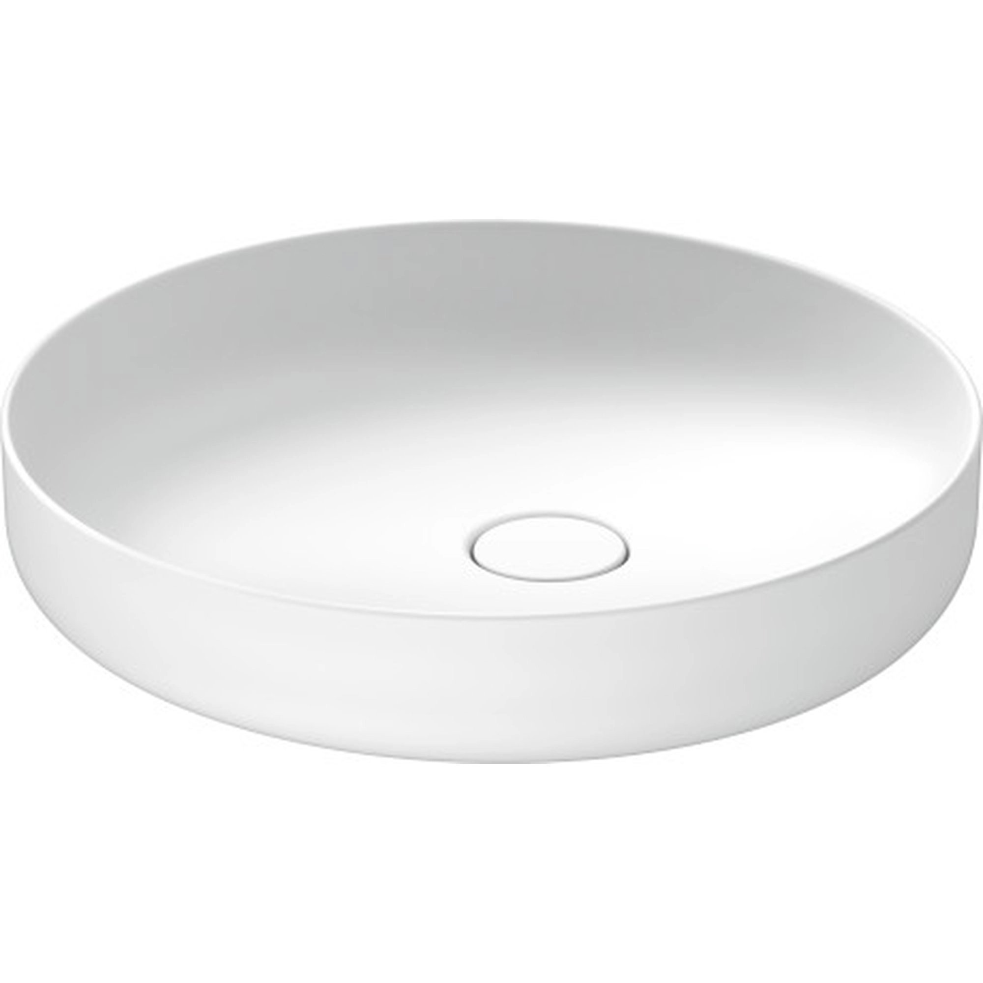 Lavamanos Vitrium Sobreponer Redondo Verde Azulado Mate 460x460x200 mm