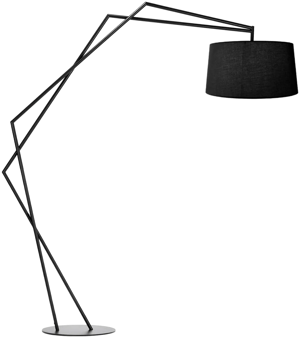 LÁMPARA DE PIE LED STUDIO PÍA 9W NEGRA
