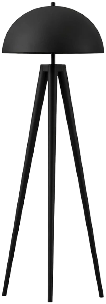 LÁMPARA DE PIE LED STUDIO AMADEA 9W NEGRA