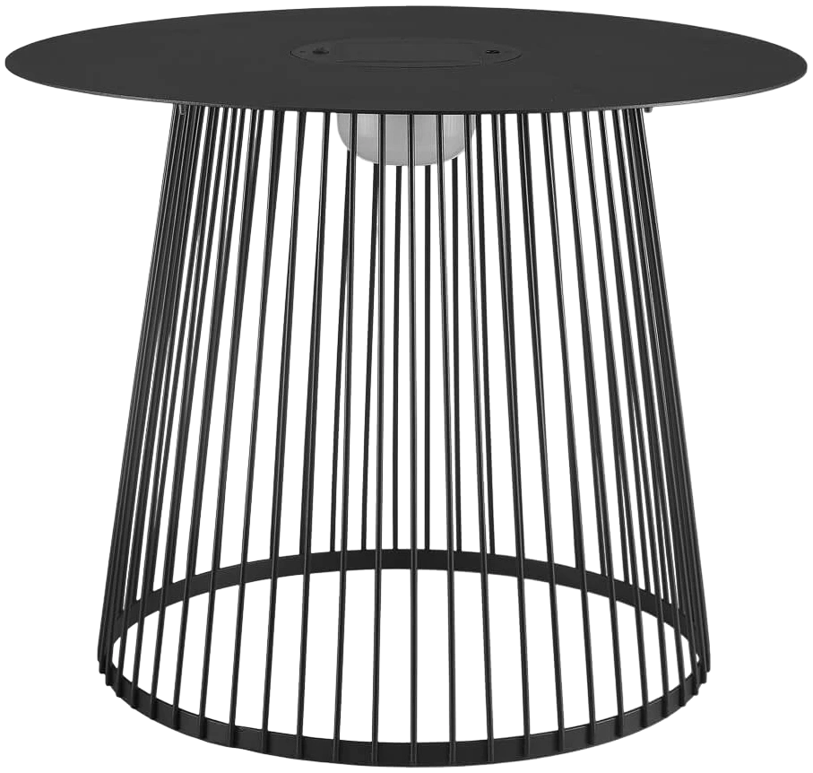MESA LED STUDIO SOLAR RECARGABLE 2.4W LUZ CÁLIDA IP65 NEGRO