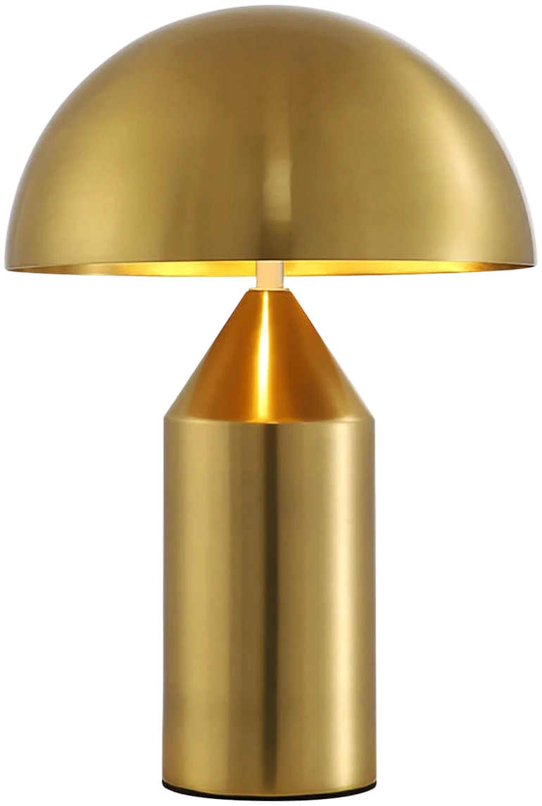 LÁMPARA DE MESA LED STUDIO AMADEA (SIN AMPOLLETA E27) DORADA