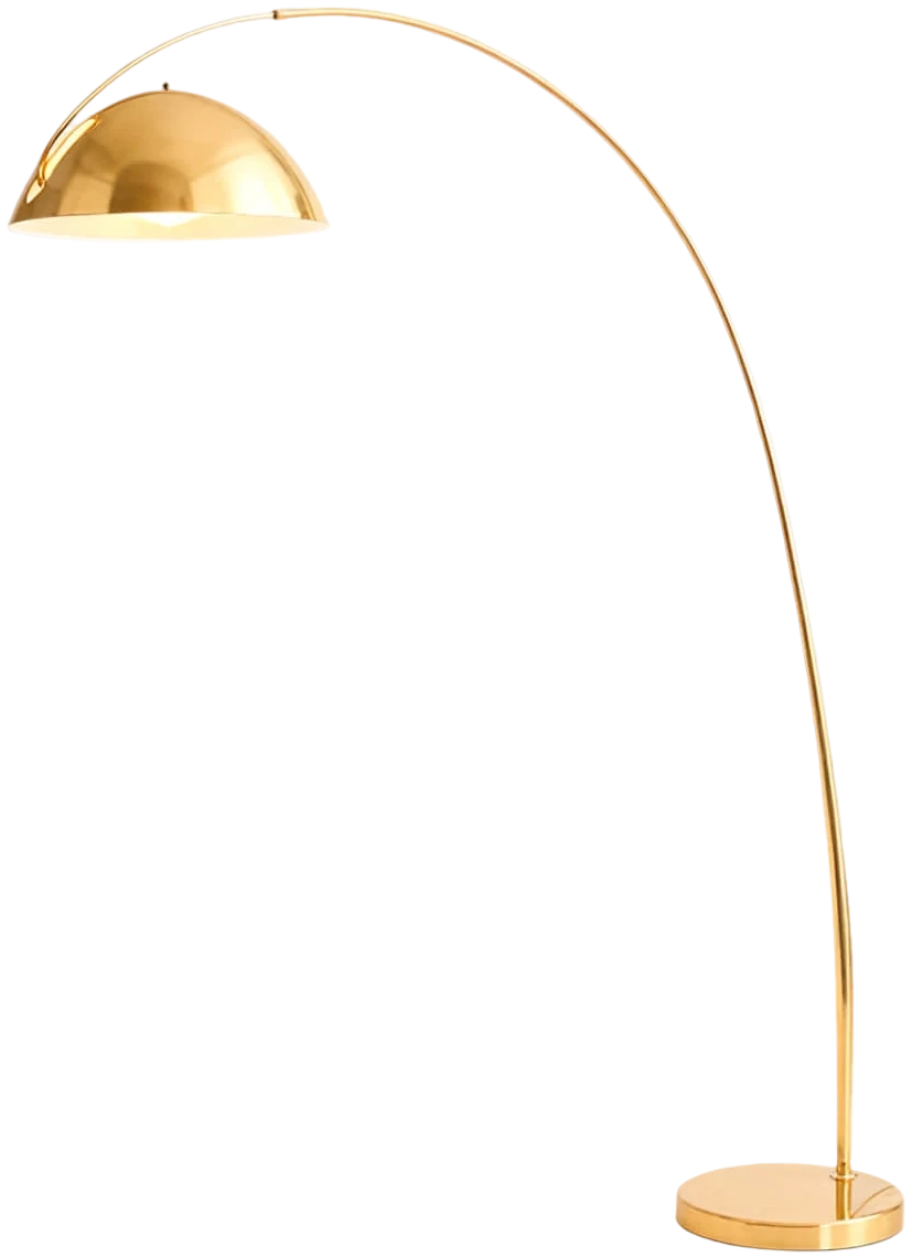 LÁMPARA DE PIE LED STUDIO CONSTANZA 9W DORADA