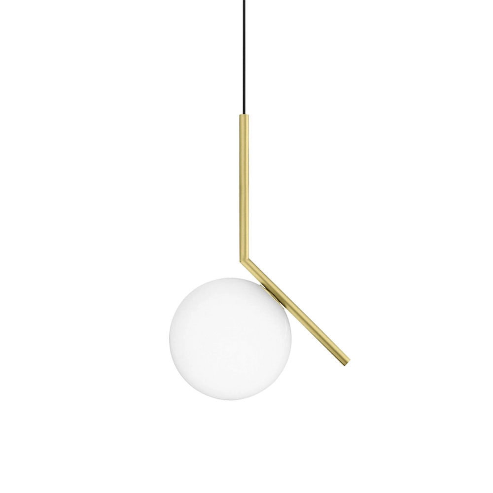 LÁMPARA COLGANTE LED STUDIO ESFERA SMALL (SIN AMPOLLETA E14) DORADA