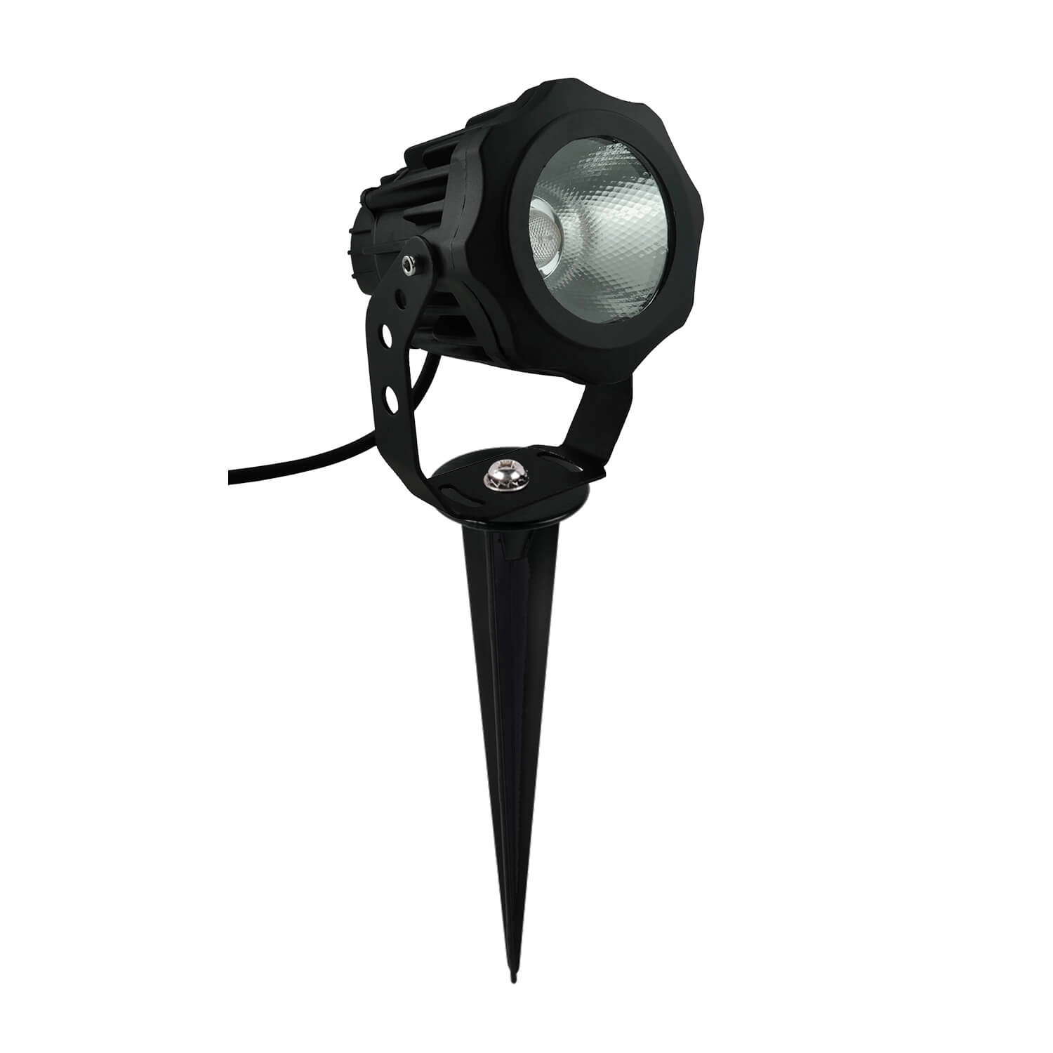 FOCO ESTACA / APLIQUÉ LED STUDIO 20W LUZ CÁLIDA (3000K) IP67 NEGRO