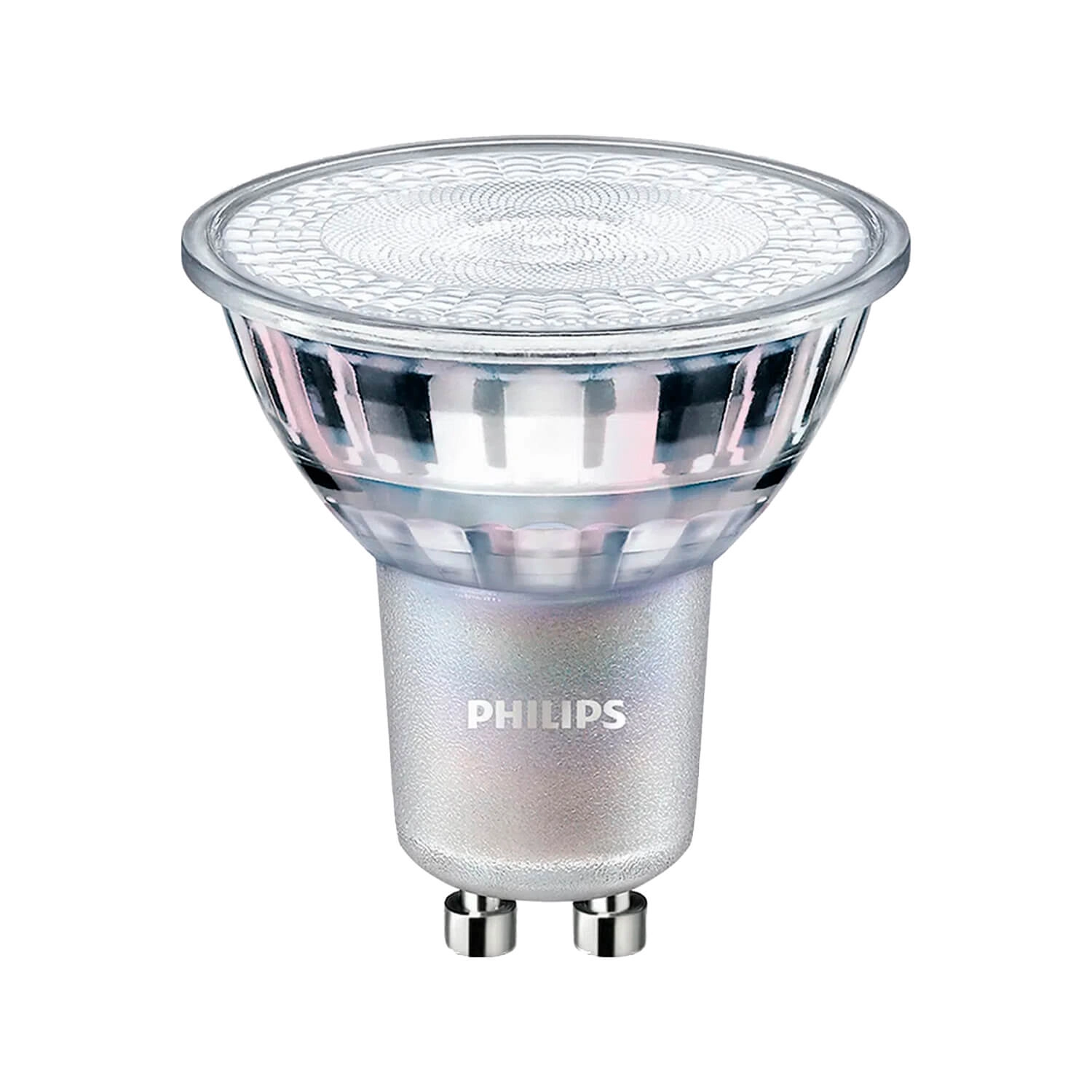 AMPOLLETA GU10 PHILIPS 7W LUZ CÁLIDA (2700K) DIMEABLE GRIS (929002059522)