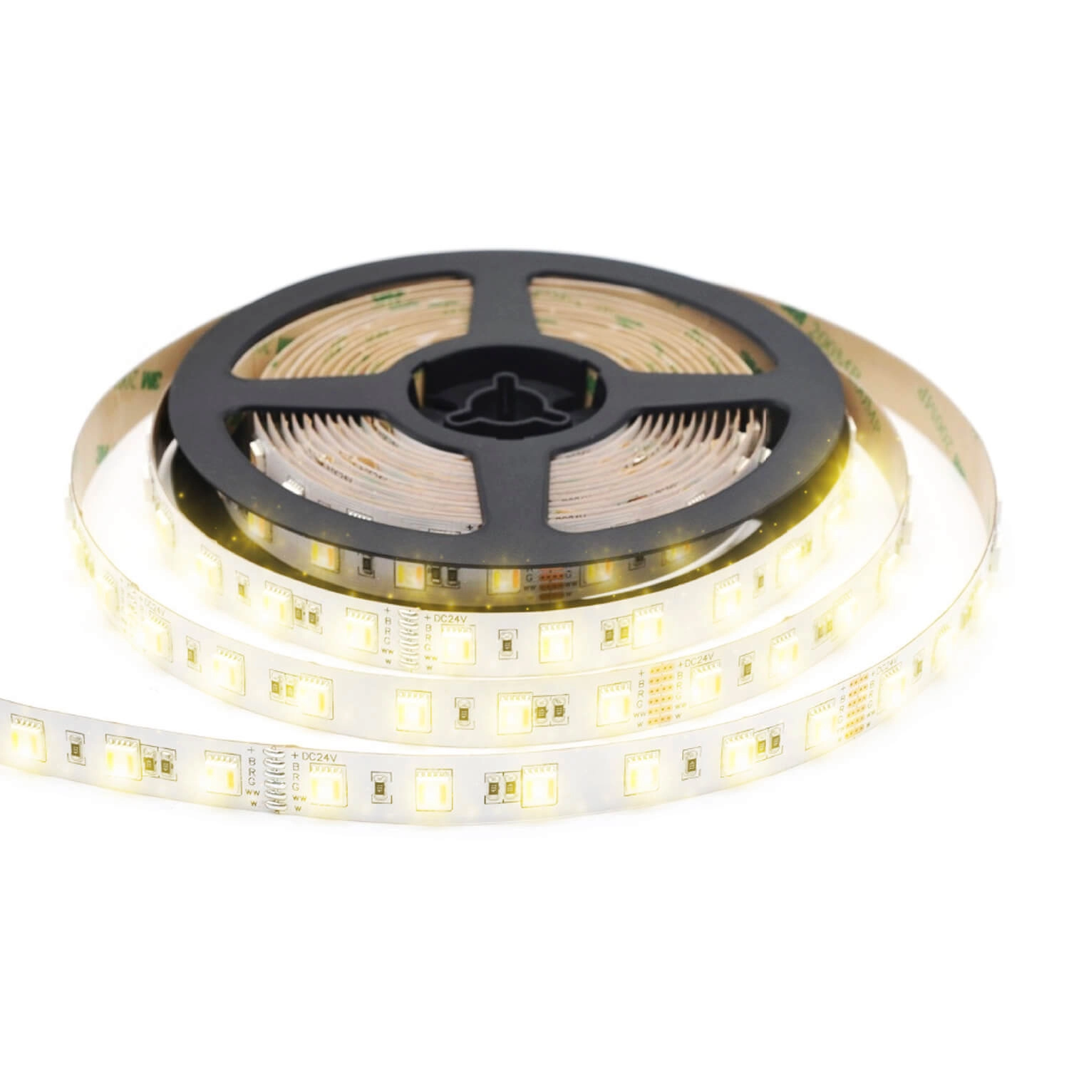 CINTA LED STUDIO ALTO BRILLO 24W/M LUZ CÁLIDA (2700K) 12V (5 METROS) COBRE