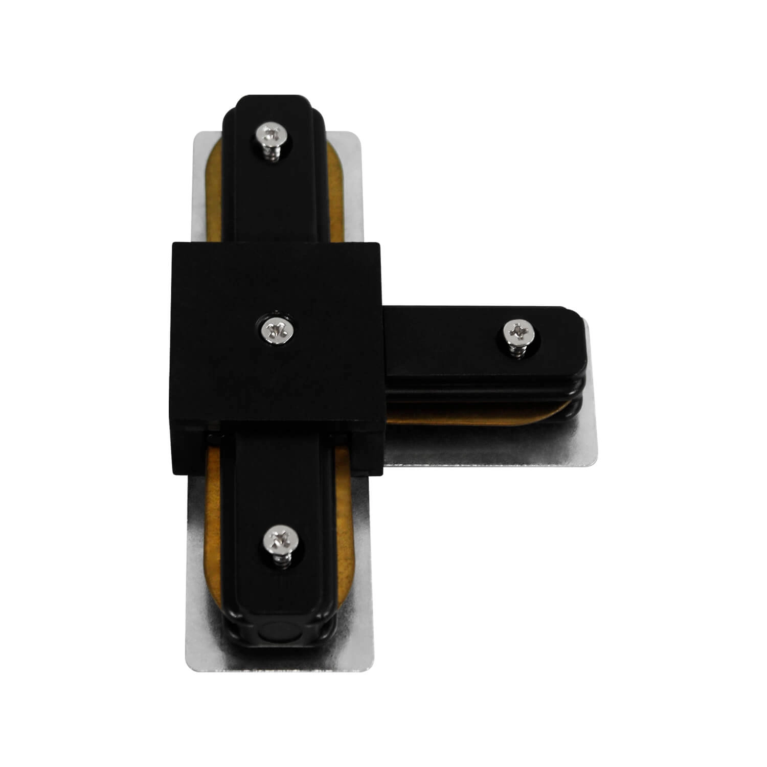 CONECTOR RIEL TIPO T LED STUDIO NEGRO