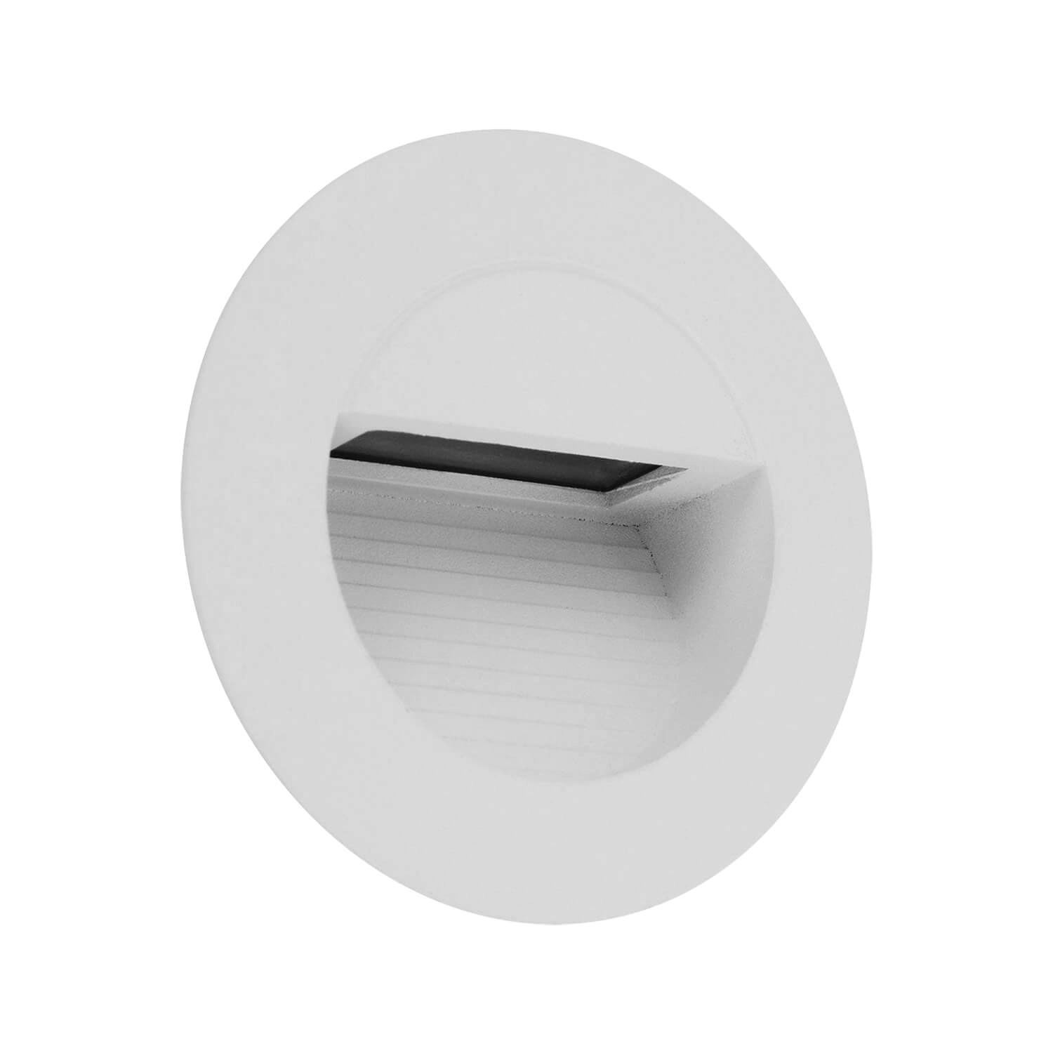 EMBUTIDO DE MURO LED STUDIO MINI REDONDO 1.5W LUZ CÁLIDA (2700K) IP44 BLANCO