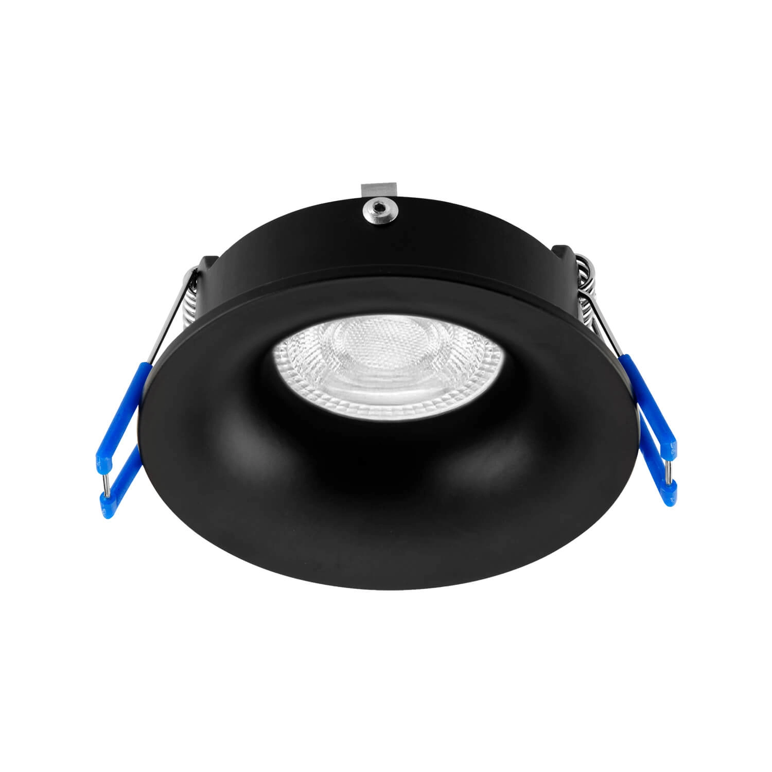 PORTA GU10 LED STUDIO RETRAÍDO REDONDO IP44 (SIN AMPOLLETA) NEGRO