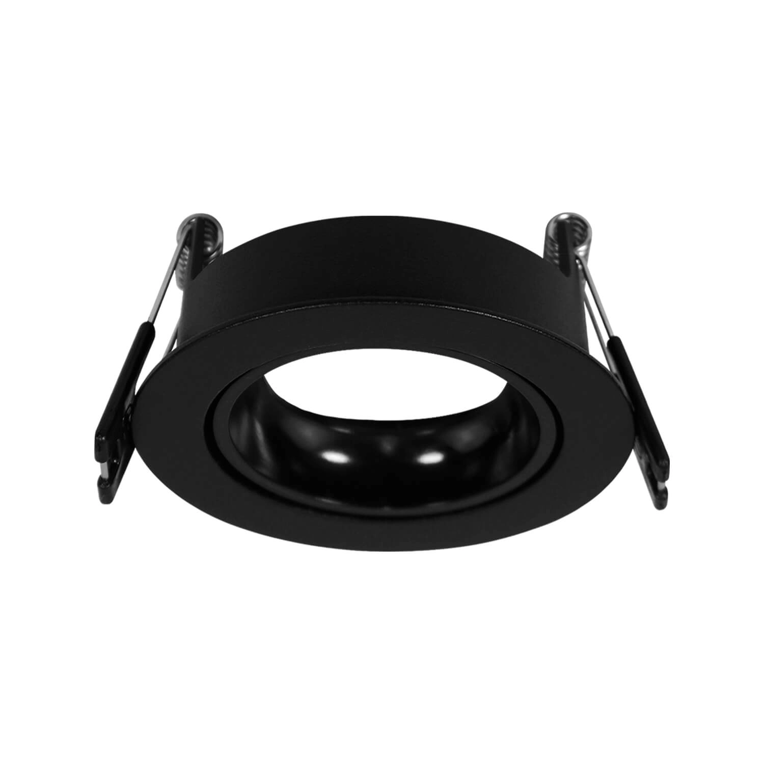 PORTA GU10 LED STUDIO REDONDO (SIN AMPOLLETA) NEGRO