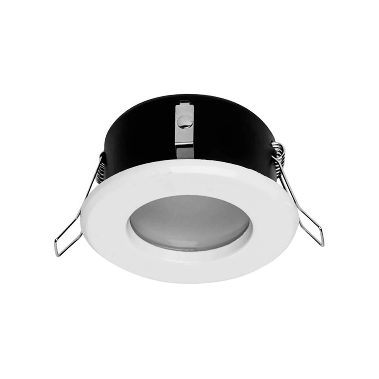 PORTA GU10 LED STUDIO REDONDO IP44 (SIN AMPOLLETA) BLANCO