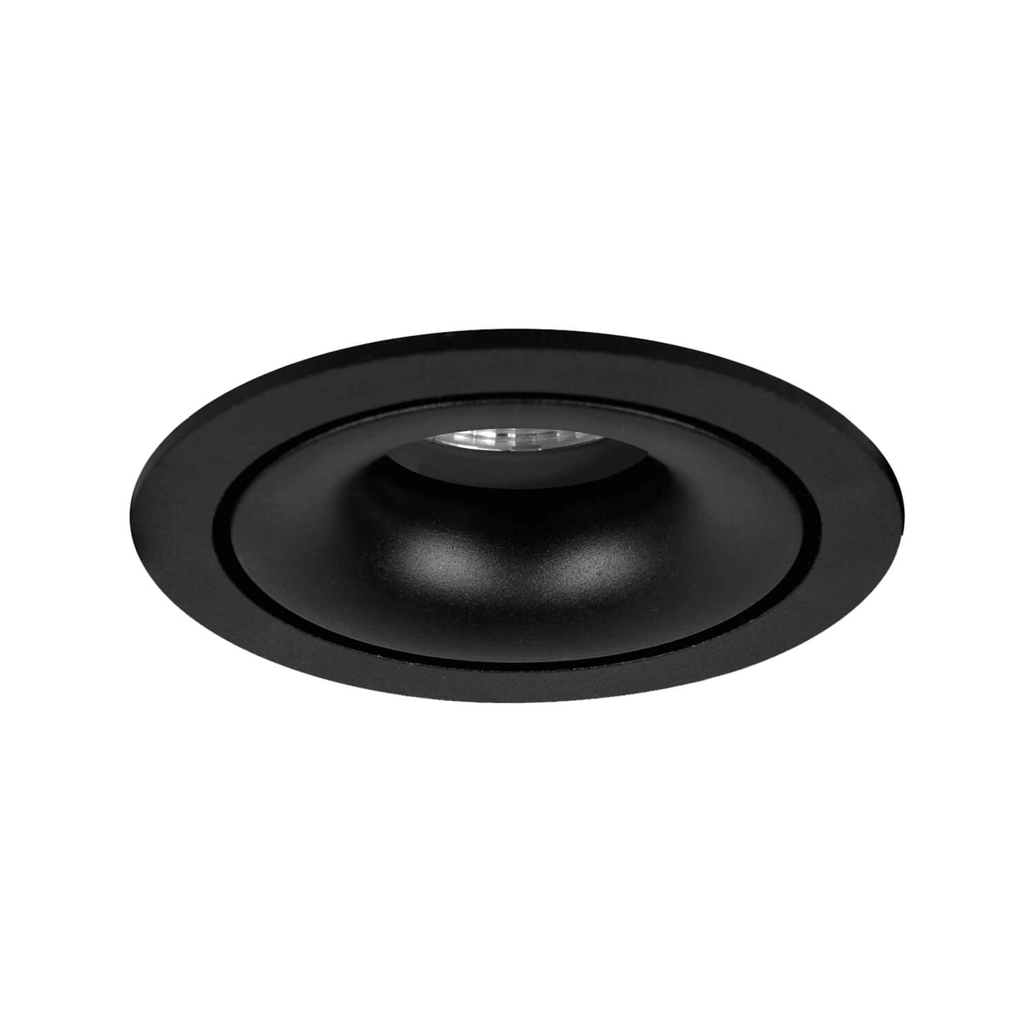 PORTA GU10 LED STUDIO RETRAÍDO REDONDO IP44 (SIN AMPOLLETA GU10) NEGRO
