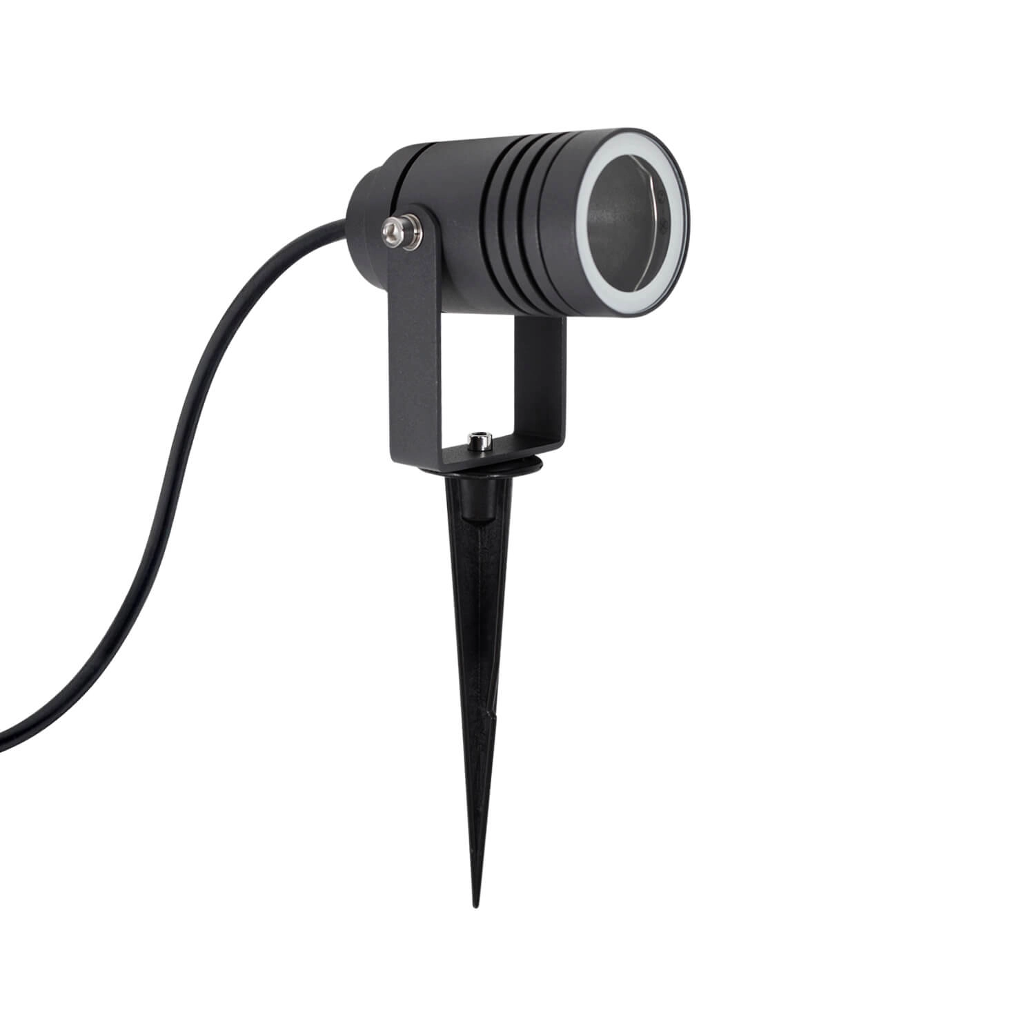 FOCO ESTACA LED STUDIO BAJA IP65 (SIN AMPOLLETA GU10) GRIS