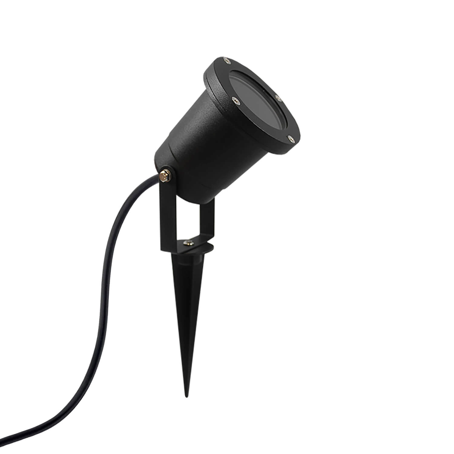 FOCO ESTACA LED STUDIO MEDIA IP65 (SIN AMPOLLETA GU10) NEGRA
