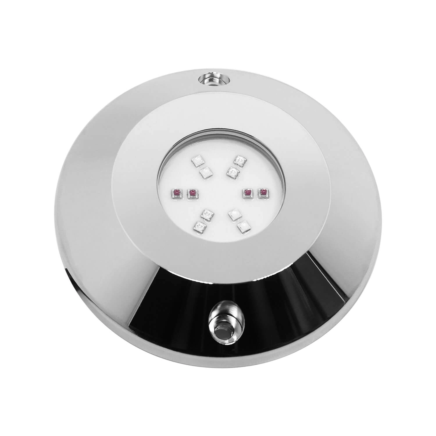 FOCO SUMERGIBLE AQUA LED STUDIO 35W LUZ RGB 12V IP68 PLATEADO