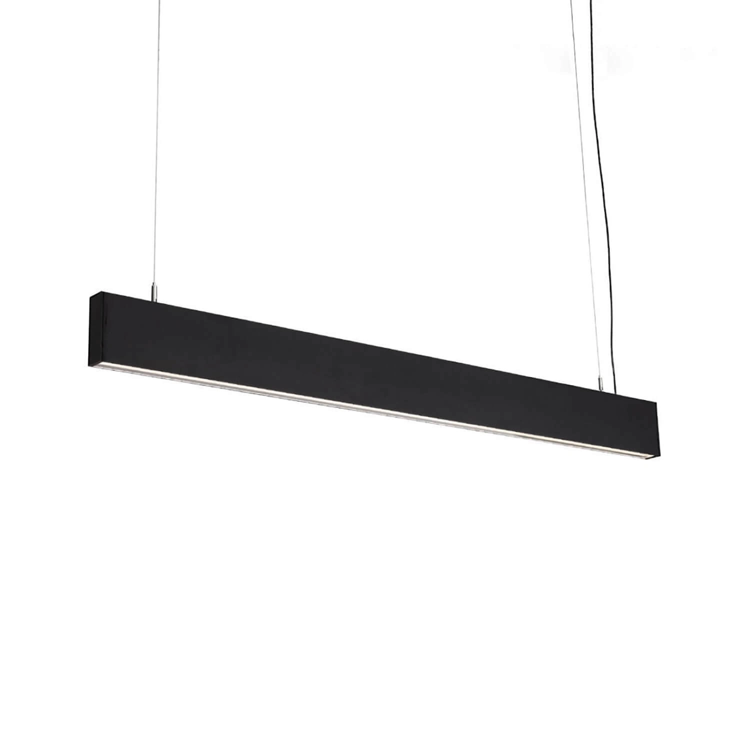LÁMPARA COLGANTE O SOBREPUESTA LED STUDIO FIT 30W LUZ NEUTRA (4000K) NEGRA