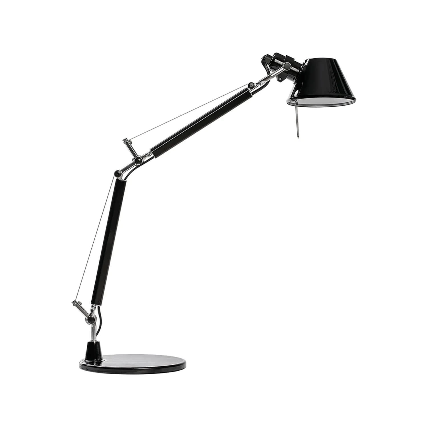 LÁMPARA DE MESA / ESCRITORIO LED STUDIO GALILEO NEGRA