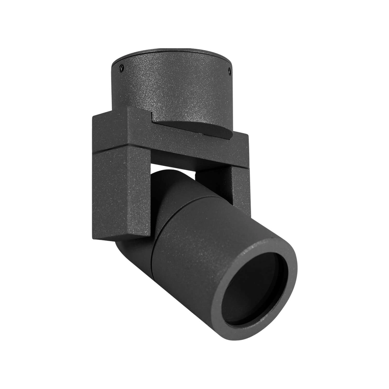 FOCO SOBREPUESTO CIELO / MURO LED STUDIO DIRIGIBLE IP54 (SIN AMPOLLETA GU10) GRIS OSCURO