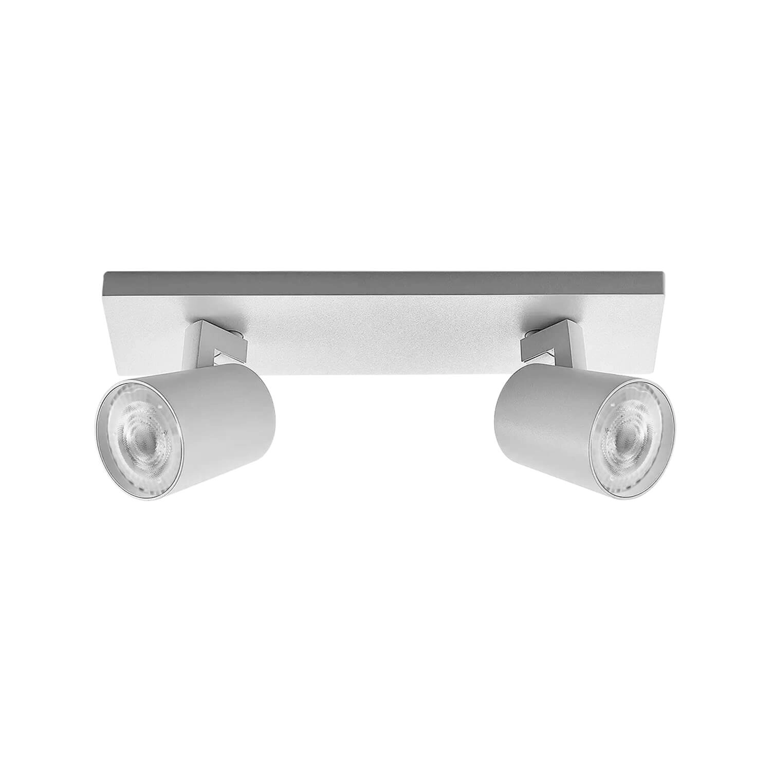 FOCO SOBREPUESTO CIELO / MURO LED STUDIO DOBLE (SIN AMPOLLETA GU10) BLANCO