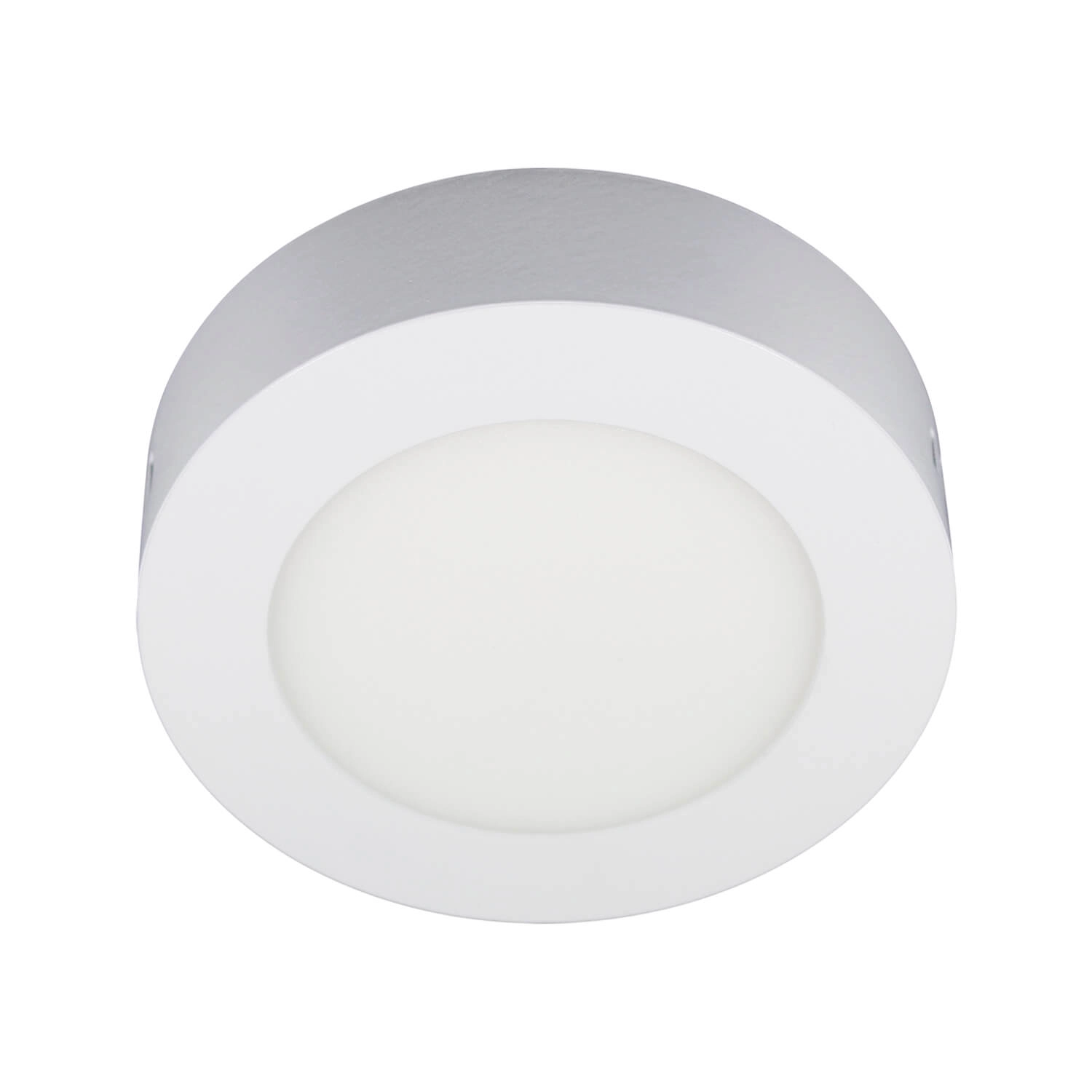 PLAFÓN LED STUDIO REDONDO 6W LUZ NEUTRA (4000K) Ø12X3.2CM BLANCO