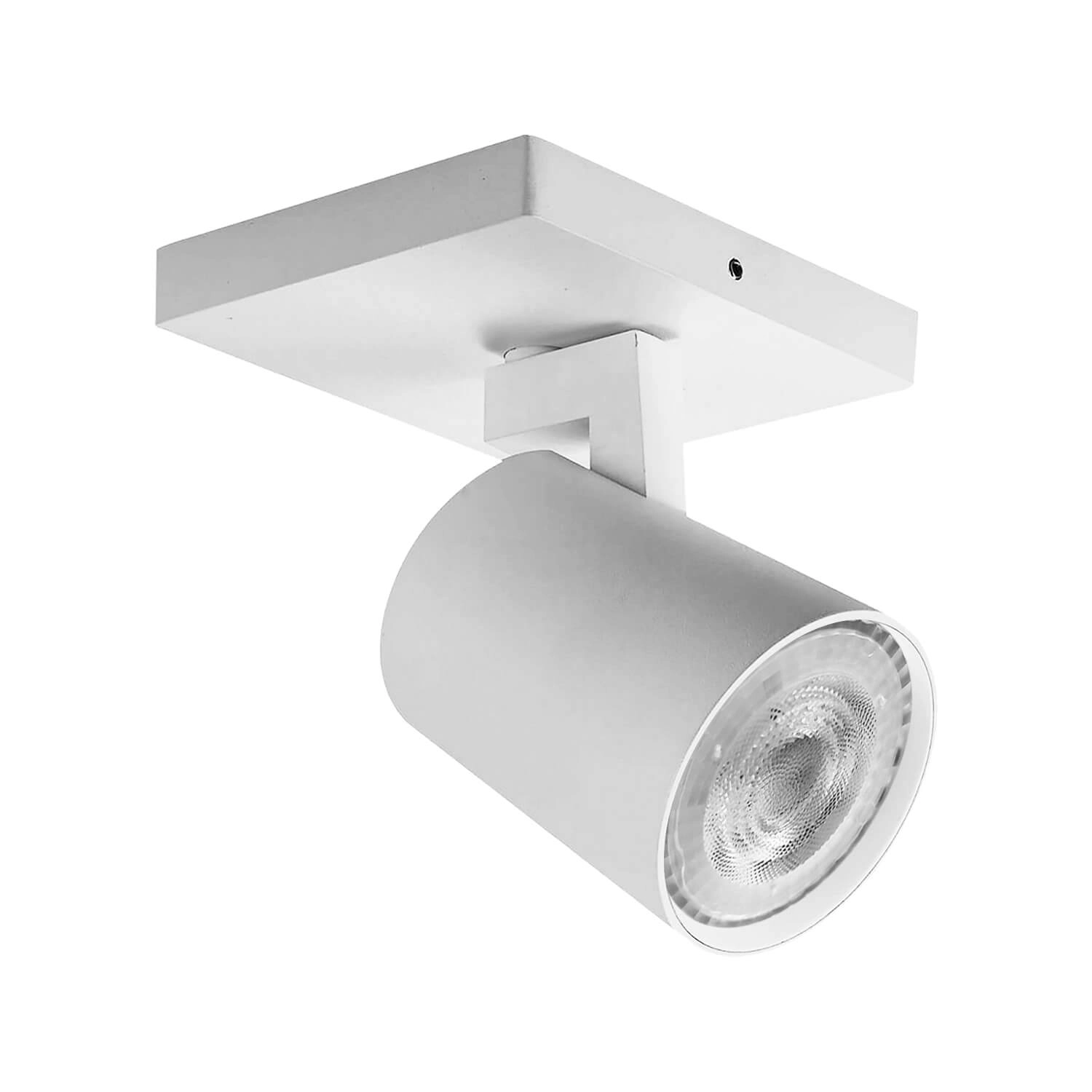 FOCO SOBREPUESTO CIELO / MURO LED STUDIO DIRIGIBLE SIMPLE (SIN AMPOLLETA GU10) BLANCO