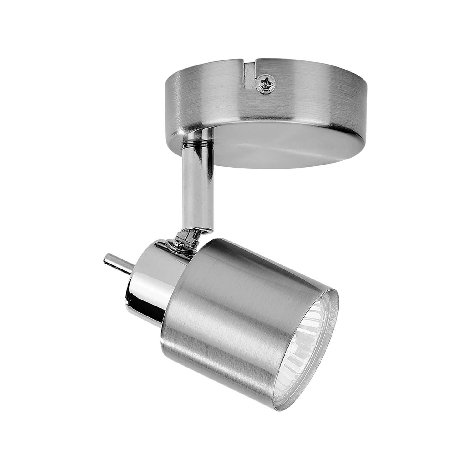 FOCO SOBREPUESTO CIELO / MURO PHILIPS MERANTI SIMPLE DIRIGIBLE (SIN AMPOLLETA GU10) NÍQUEL (915005222101)