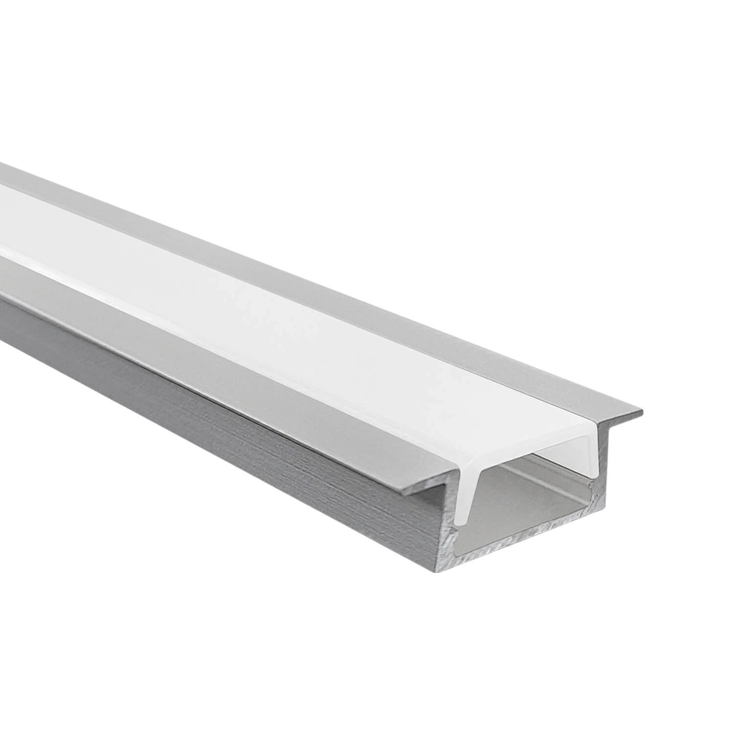 PERFIL PARA CINTA LED STUDIO EMBUTIDO PLANO (2 METROS) H0.7 2.2x200 CM GRIS