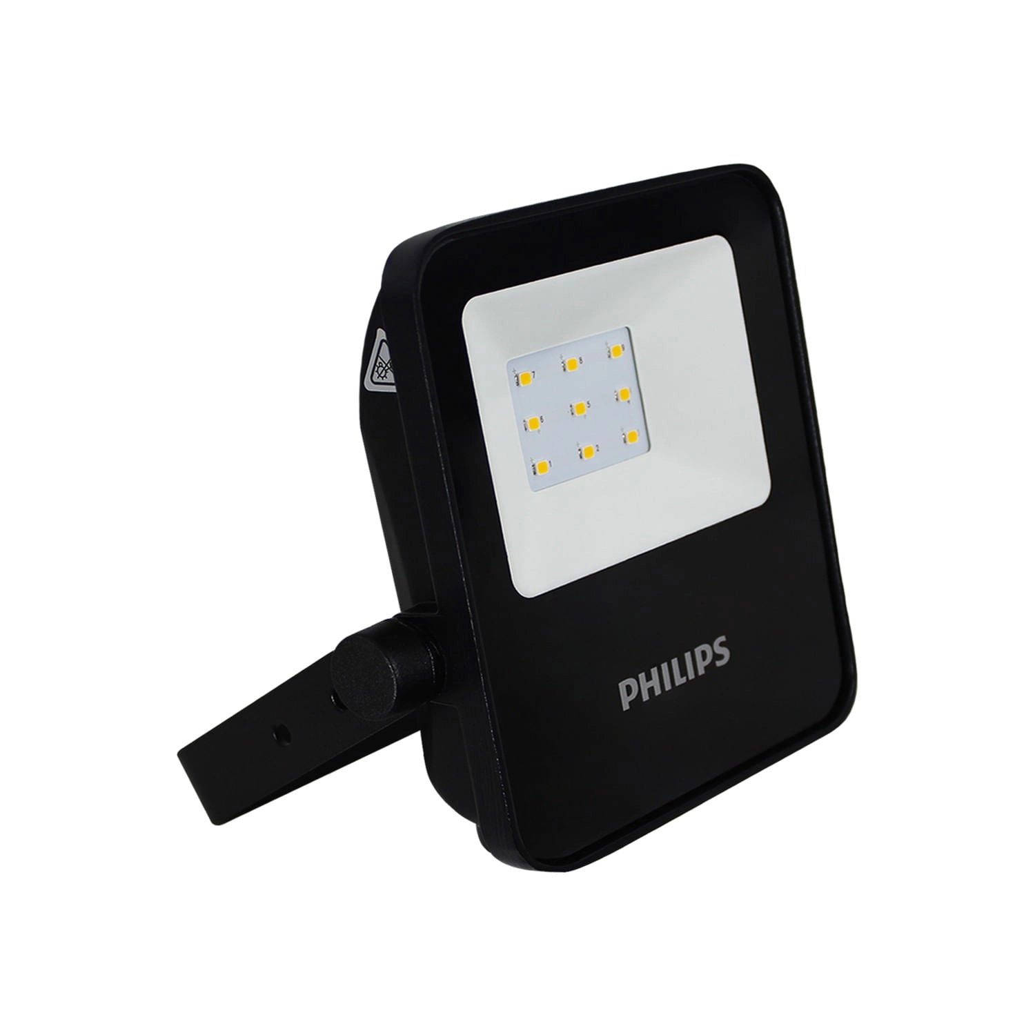 PROYECTOR PHILIPS 10W LUZ CÁLIDA (3500K) A FRÍA (6500K) IP65 NEGRO