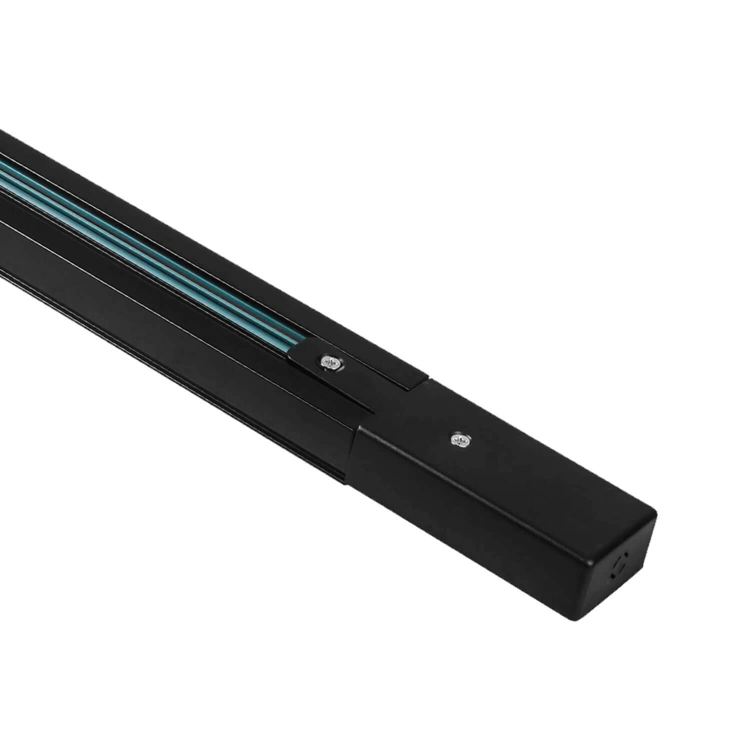 RIEL SOBREPUESTO LED STUDIO MONOFÁSICO 1 METRO NEGRO